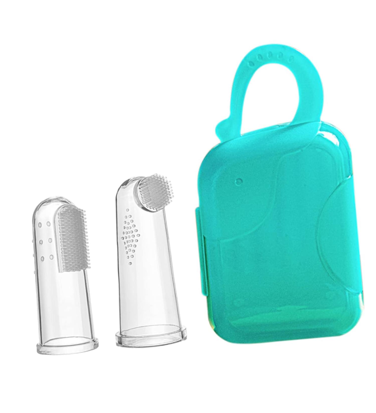 Shop Tovinanna 3-Pack Finger Toothbrush Set for Babies & Toddlers | Oral Hygiene Brush for Easy Dental Care - Buy Online on GoSupps.com