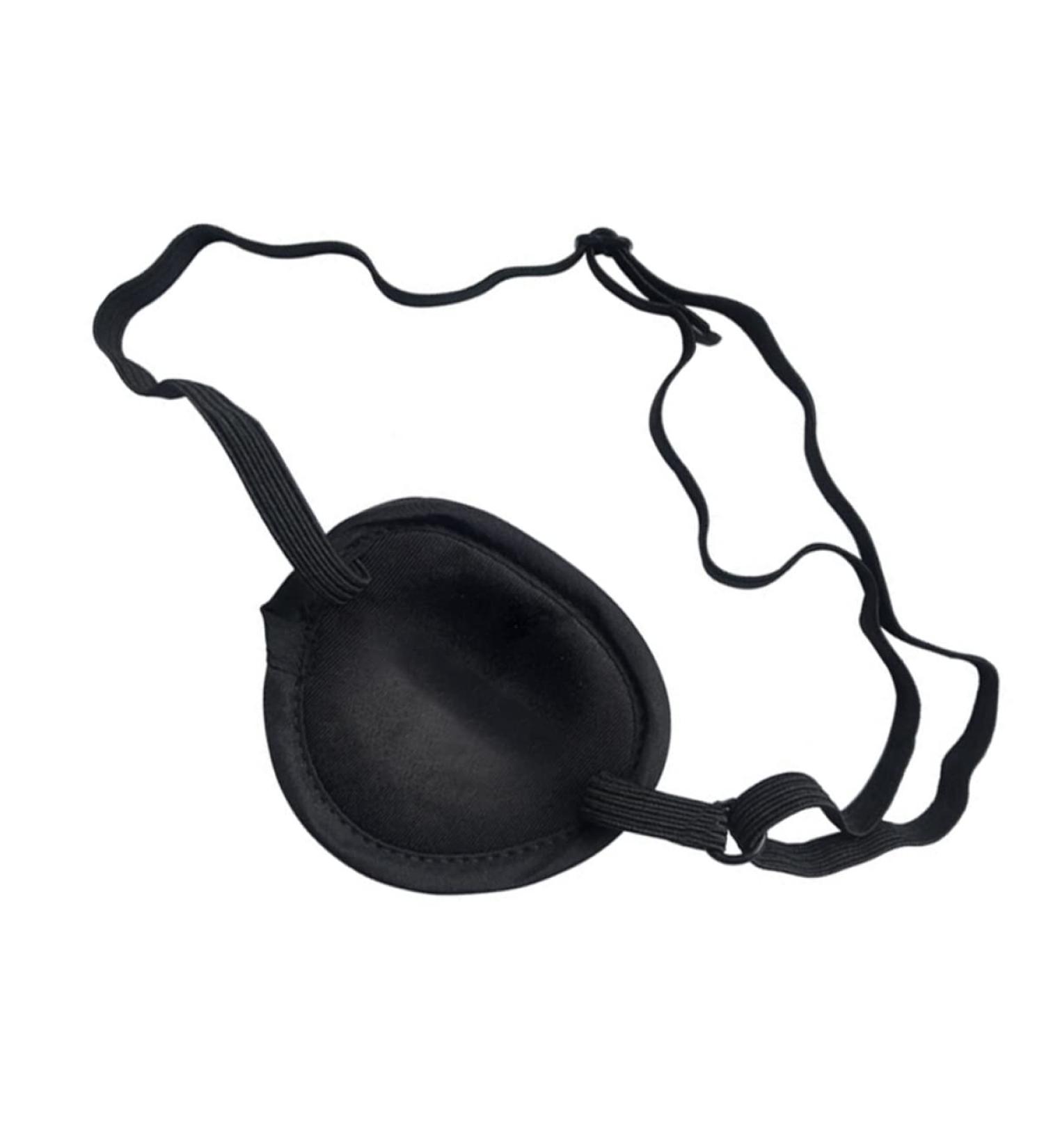 FRCOLOR Amblypia Eye Patch - Black Single Eye Mask for Adults & Kids | Elastic Blindfolds for Lazy Eye & Pediatric Use - Buy Online on GoSupps.com