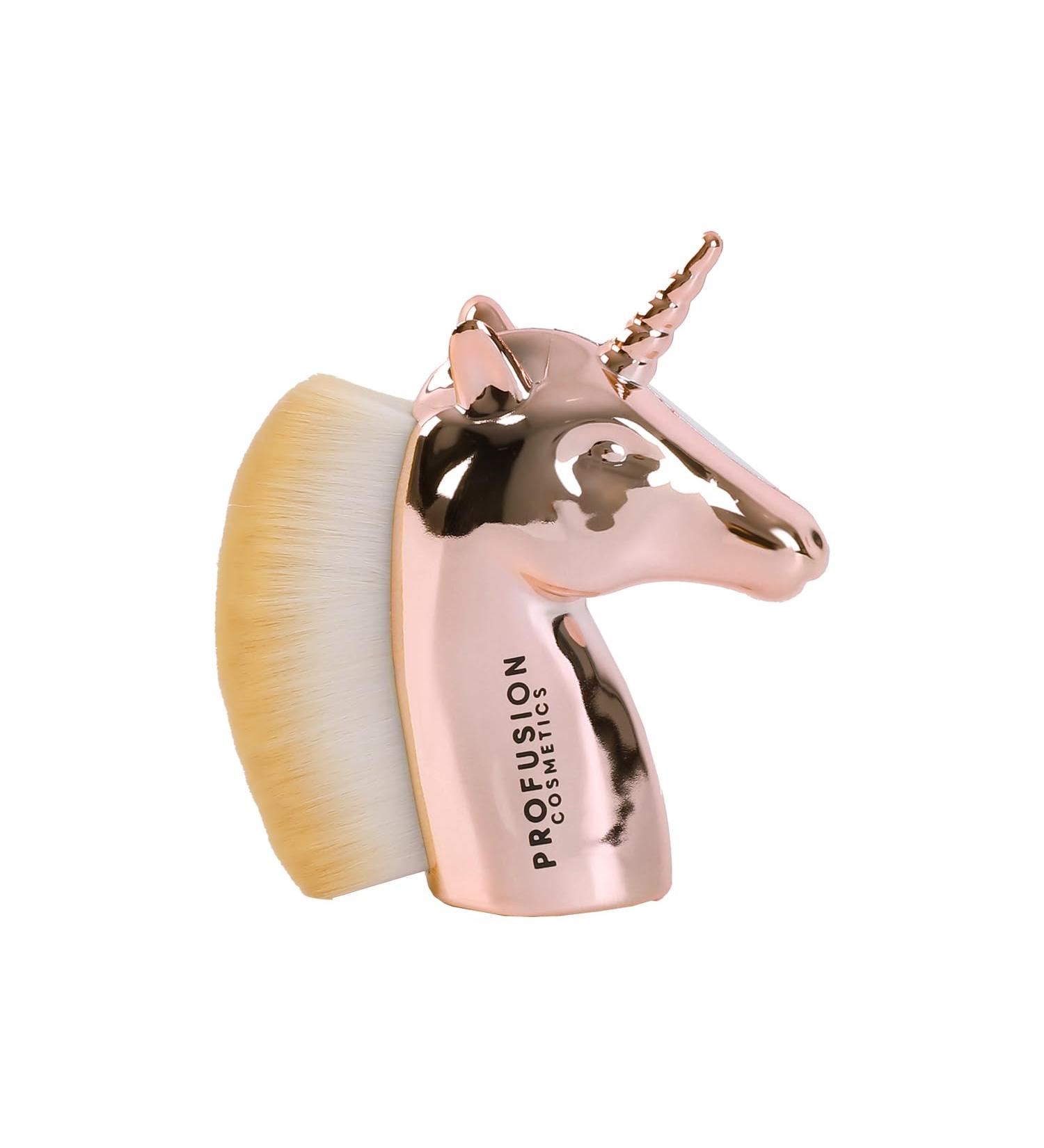 Profusion Cosmetics Unicorn Face Brush - Rose Gold for Flawless Makeup Blending | Achieve Stellar Beauty Looks - Buy Online on GoSupps.com