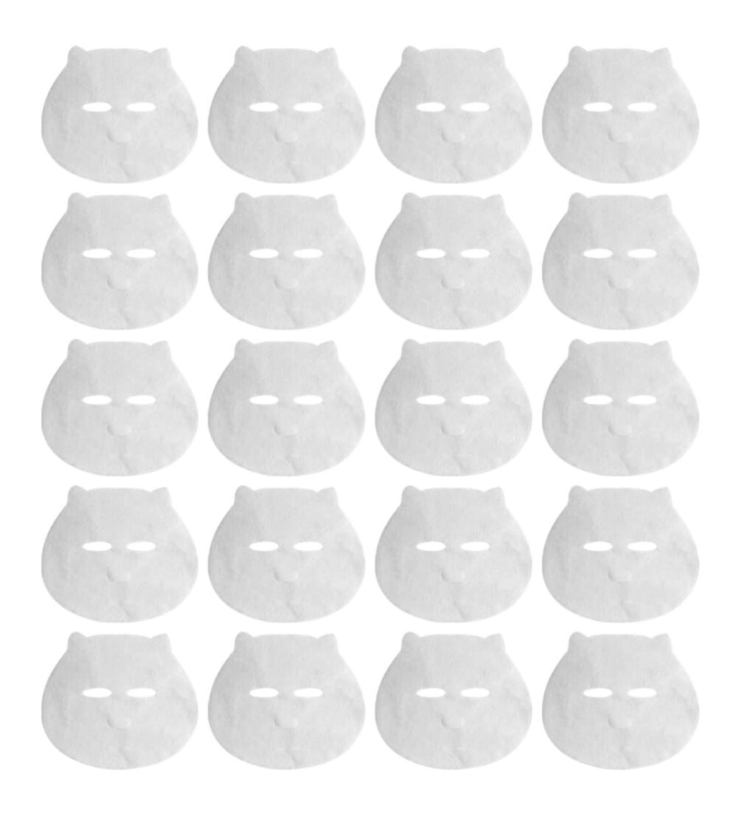Minkissy 100pcs Skin Care Mask Sheets | Breathable Non-Woven Full Face Masks for All Ages | Beauty Tools for Girls Boys & Kids - Buy Online on GoSupps.com