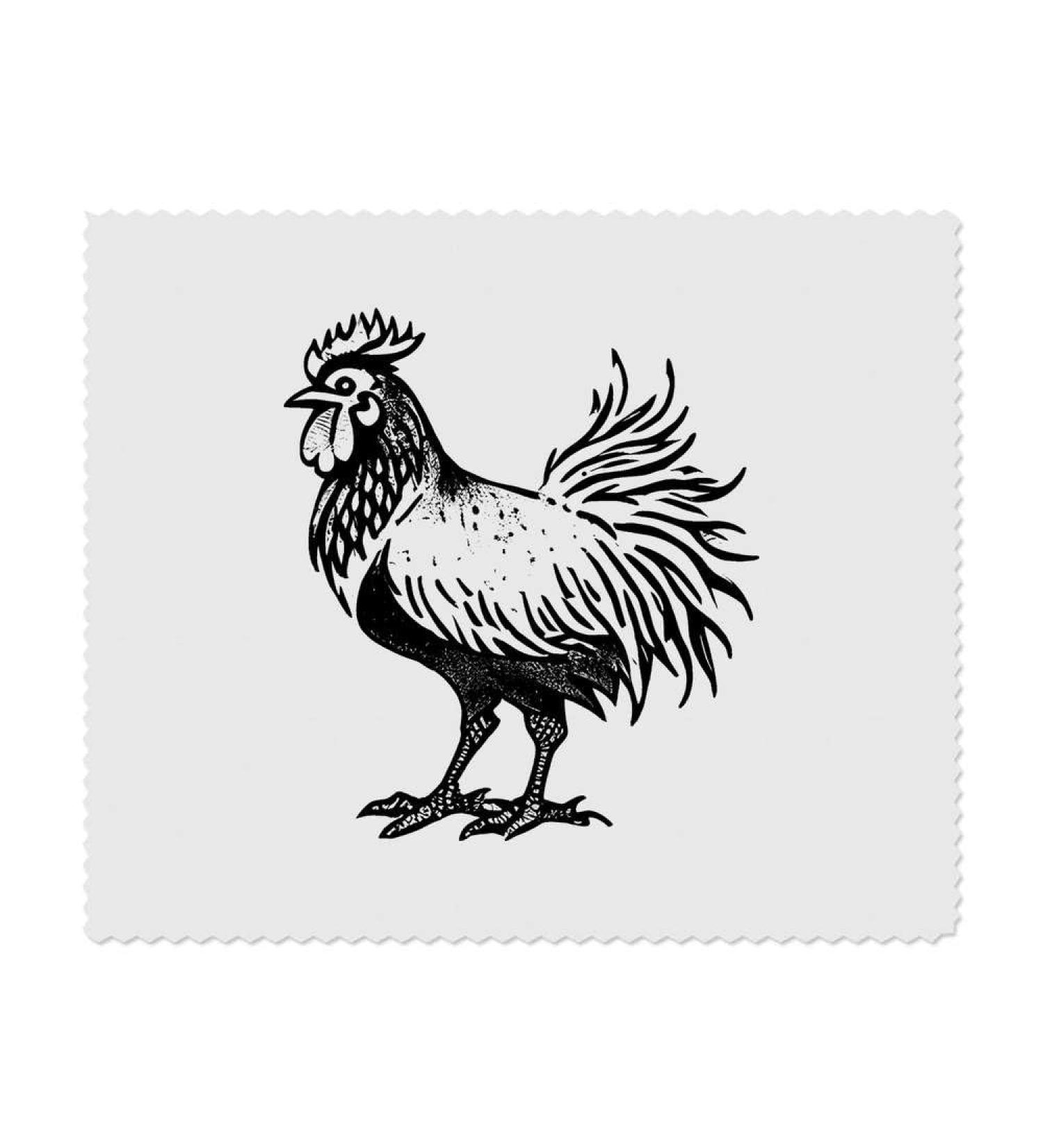 Buy 2 x Farmyard Rooster Microfiber Lens Cleaning Cloths - Perfect for Glasses & Screens | International Shipping Available - Buy Online on GoSupps.com