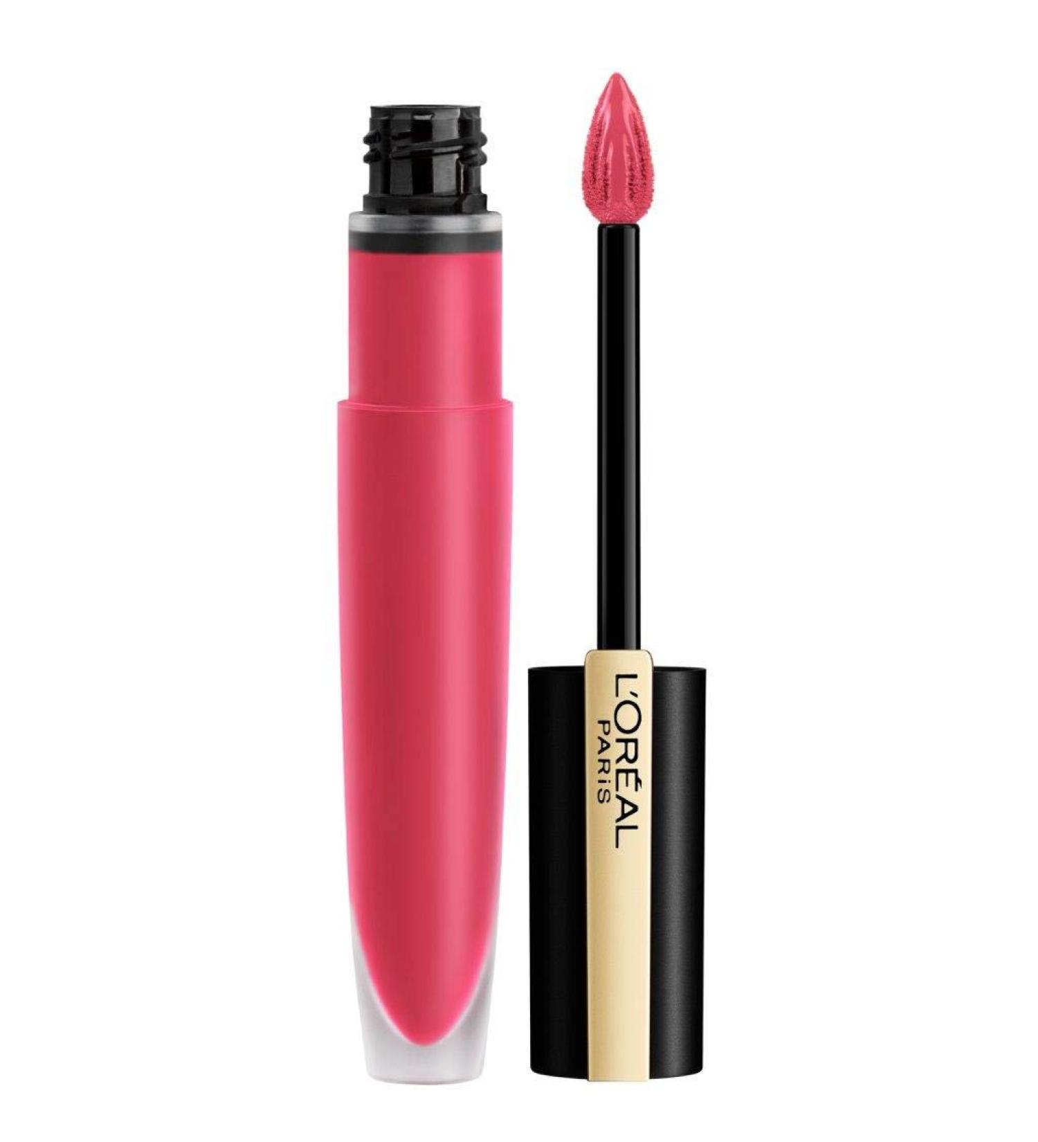 L'Oreal Paris Rouge Signature Matte Lip Stain - I Decide | Long-Lasting Lip Color - Buy Online on GoSupps.com