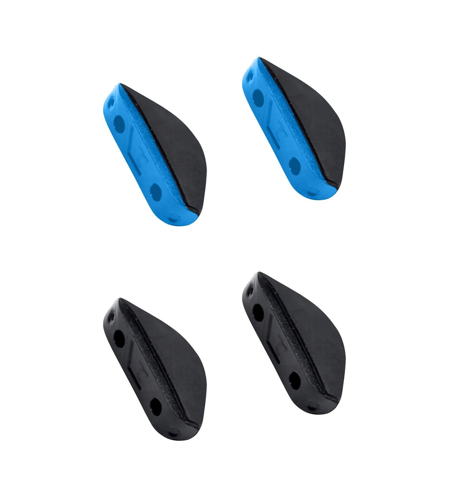 BlazerBuck Replacement Nose Pads for Oakley Marshal MNP OX8091 Glasses Black + Light Blue