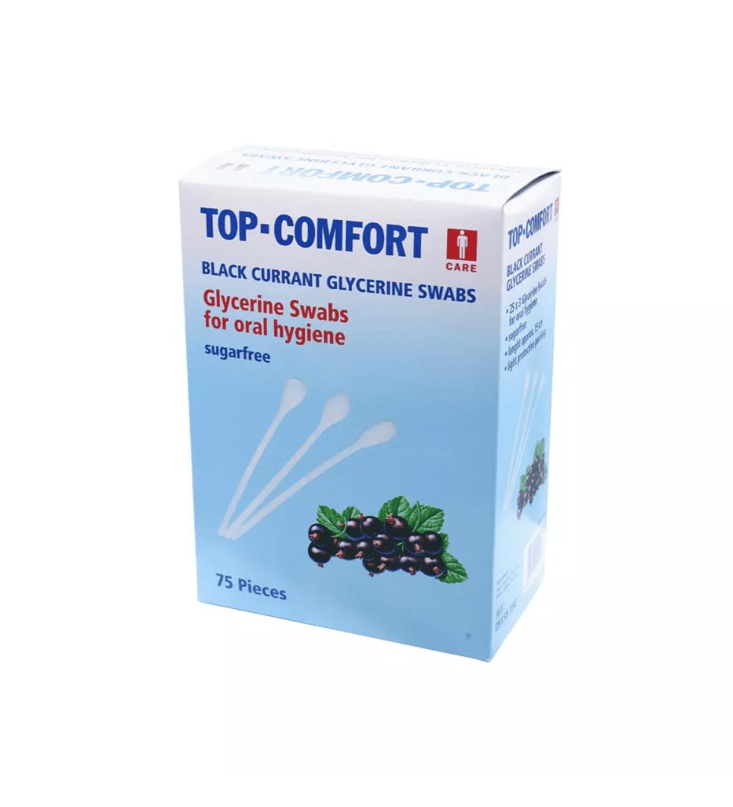 AMPRI Blackcurrant Sticks - Oral care sticks - 15 cm - 75 pieces