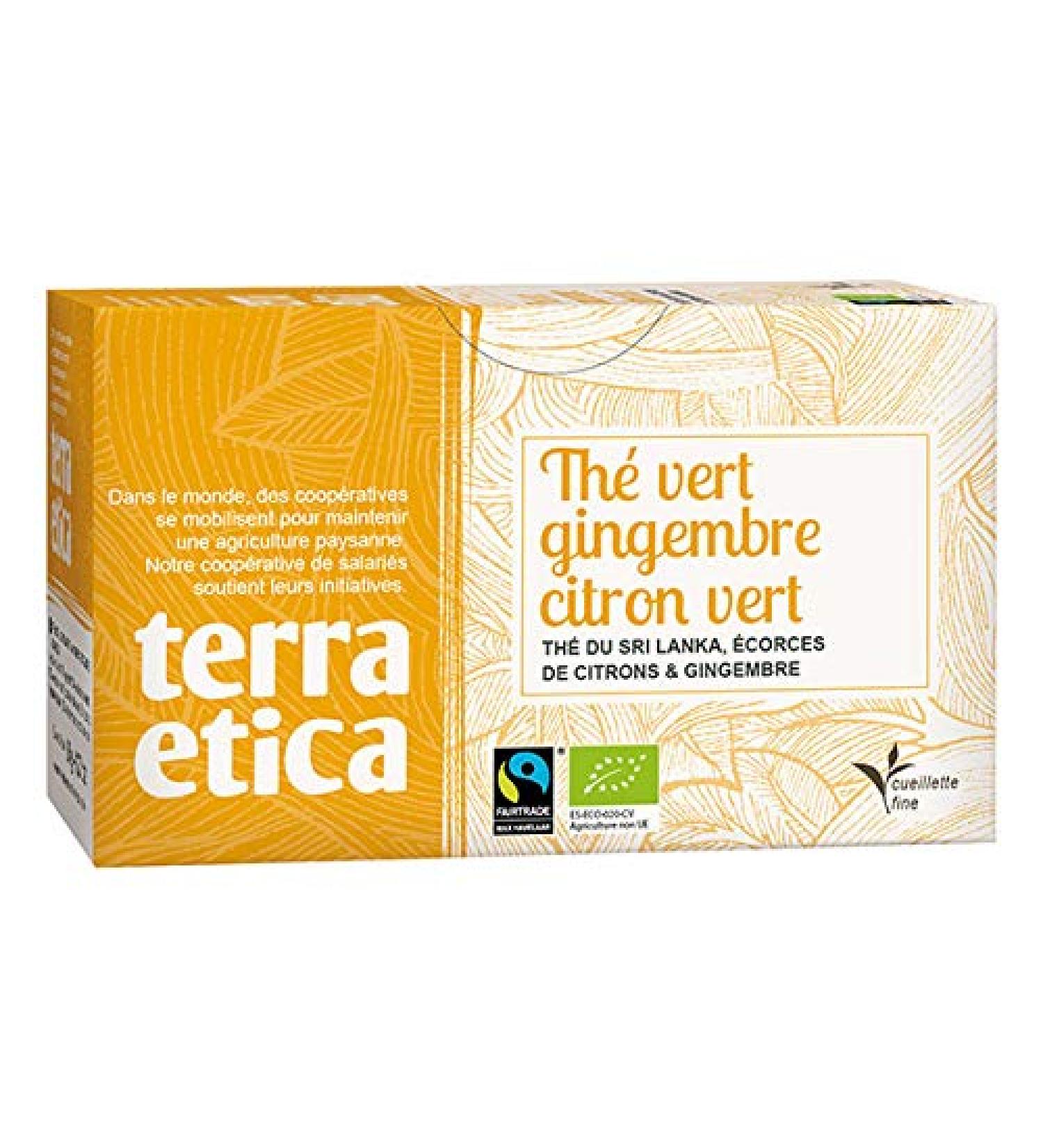 Terra Etica - Th Vert Gingembre Citron Vert - Unit  - Buy Online on GoSupps.com