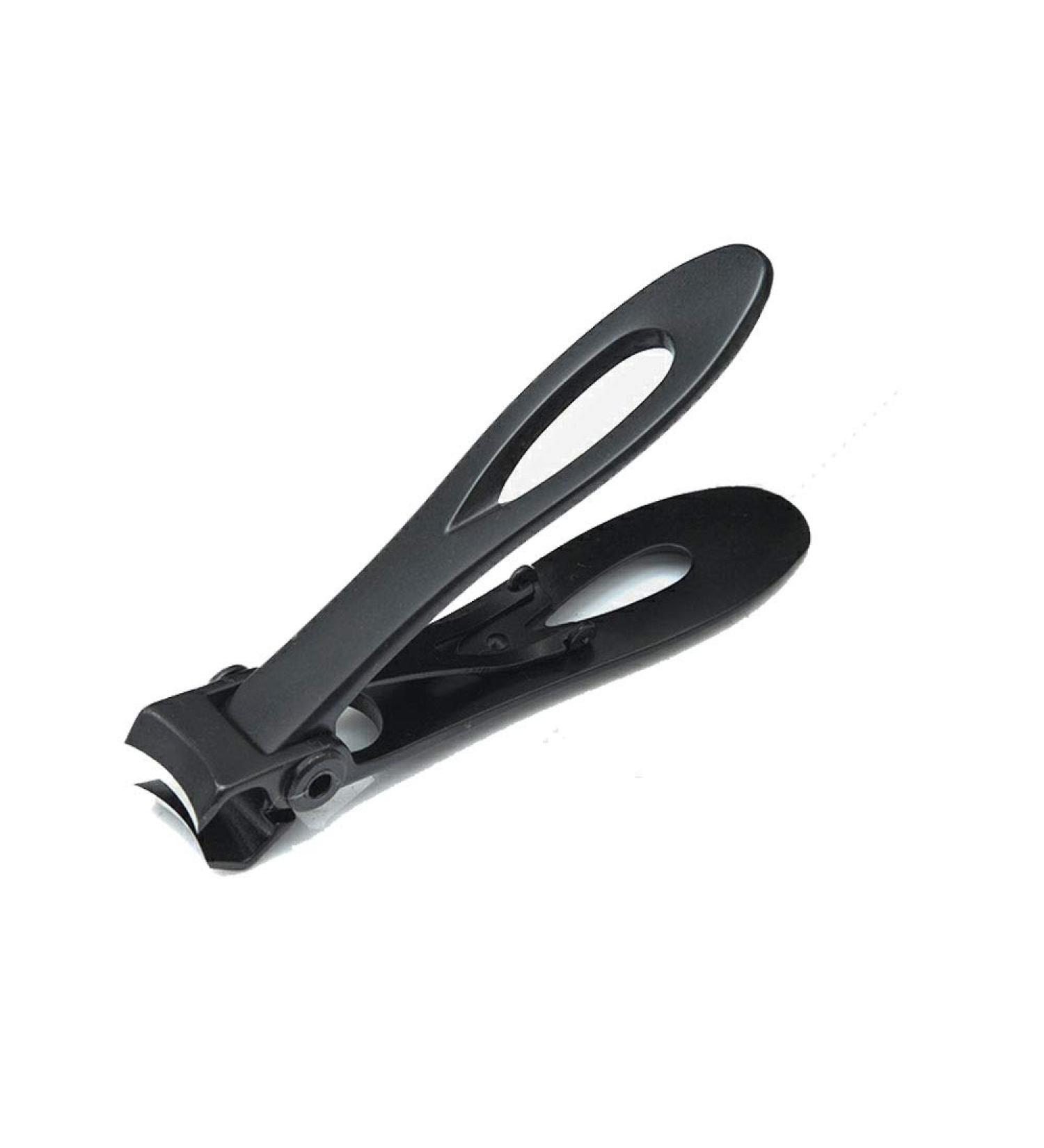 HCHGJKN Nail Clippers Adult Nail Clippers/stainless Steel Black And Silver Nail Clippers 1.6 * 6.9-8.8cm Large Opening Nail Clippers(Schwarz) - Buy Online on GoSupps.com