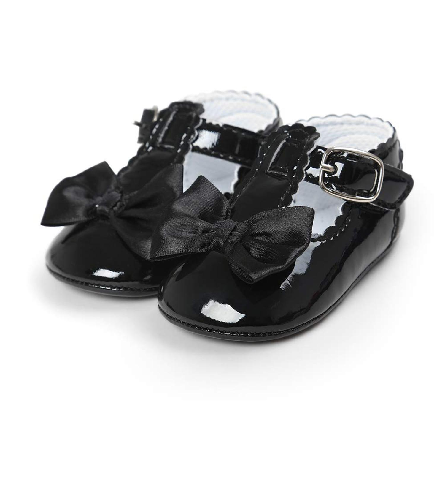 LACOFIA Baby Girls Anti-Slip Mary Jane Shoes, Black, 3-6 Months - Buy Online on GoSupps.com