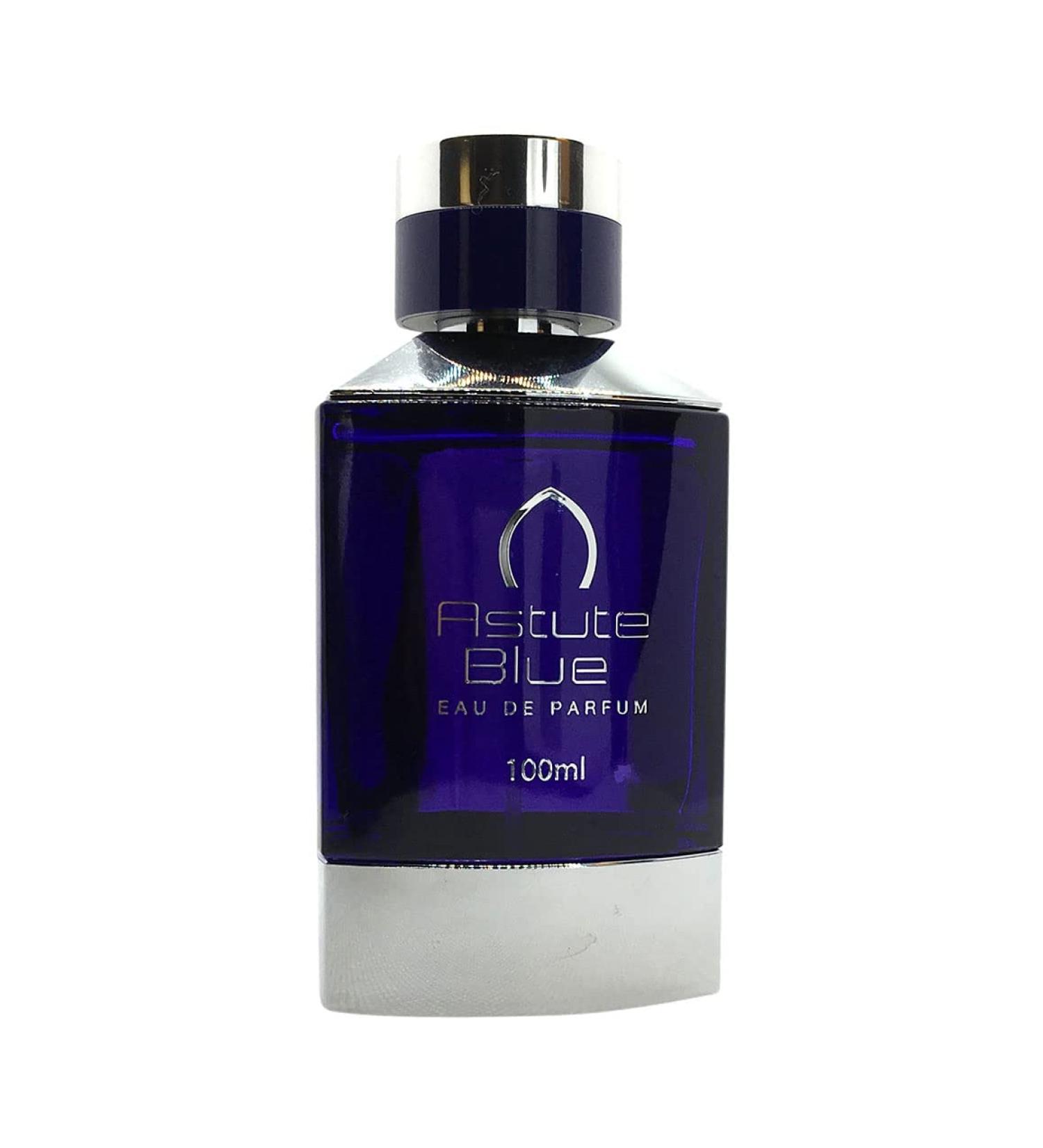 Maison d'Orient ASTUTE BLUE Cologne for Men a Spicy Woody Fragrance with Tangerine Sea Notes Pepper Cedar Vanilla Amber and Vetiver Accords 3.4 Oz - Buy Online on GoSupps.com