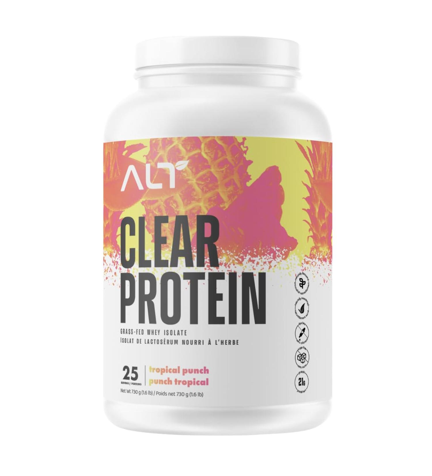 ALT Nutrition Clear Grass-Fed Whey - Tropical Punch 730g 25 Servings - Buy Online on GoSupps.com
