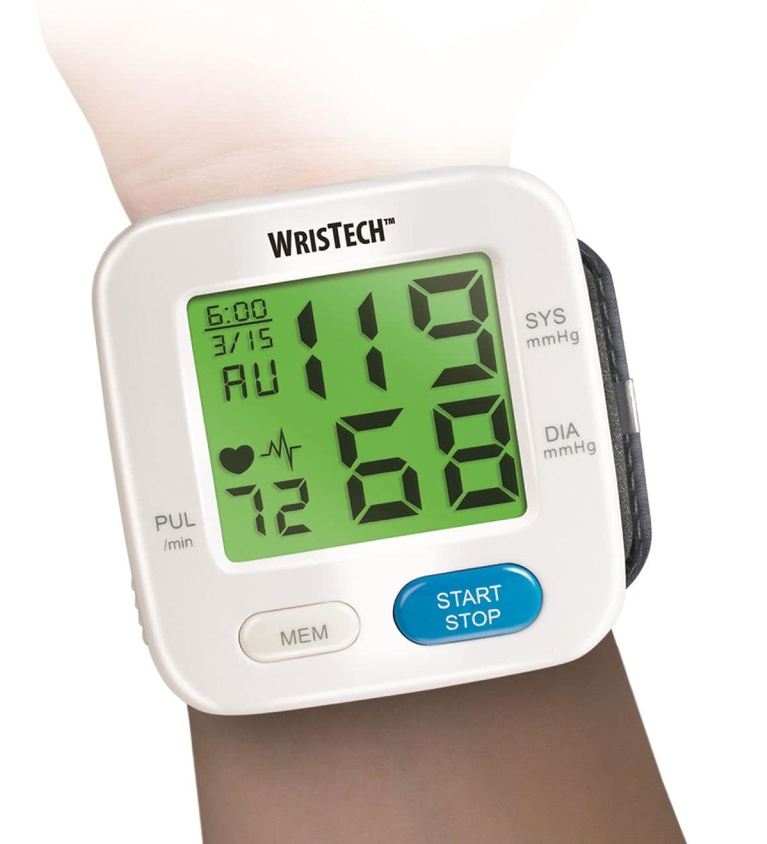 Colour Changing Wrist Blood Pressure Monitor by North American Healthcare - Buy Online on GoSupps.com