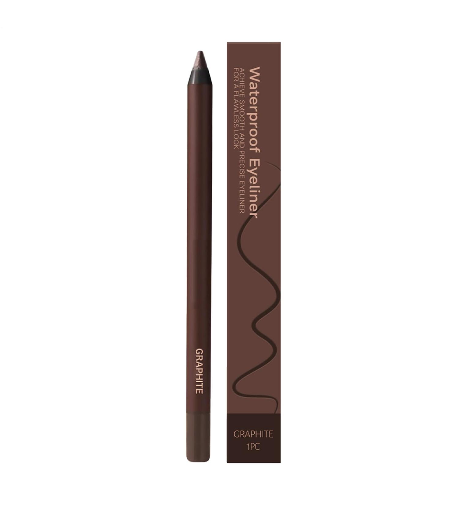 Crayon Eye Liner | Double Fonction Imperm able Anti-T che - Maquillage De Beaut Lisse Et Imperm able Avec Stylo Sourcils Pour Le Voyage Natation Soir es Couleur de graphite - Buy Online on GoSupps.com