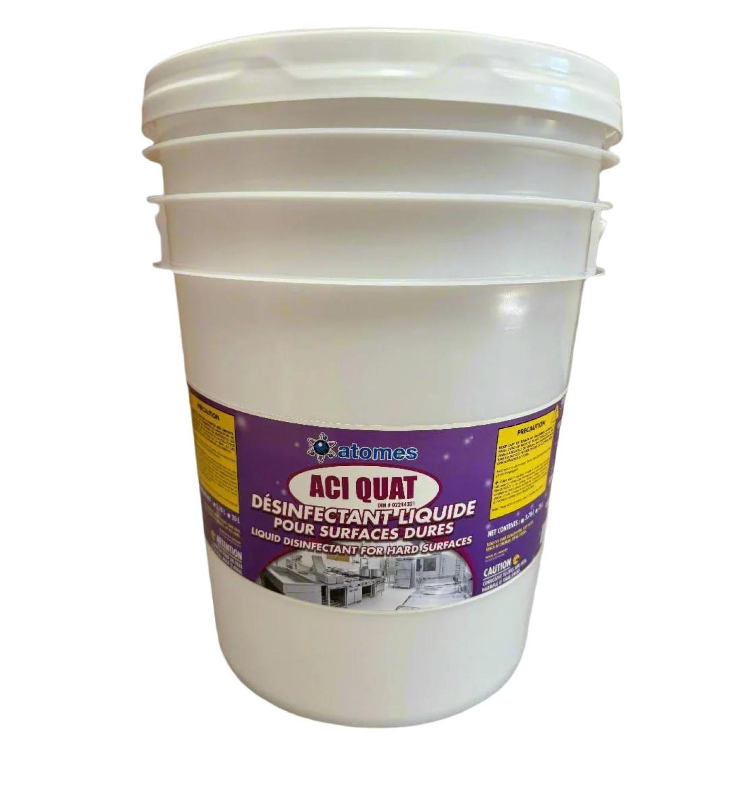 ACI QUAT Heavy Duty Acidic Liquid Disinfectant for Hard Surfaces Highly Concentrated 20L - Buy Online on GoSupps.com