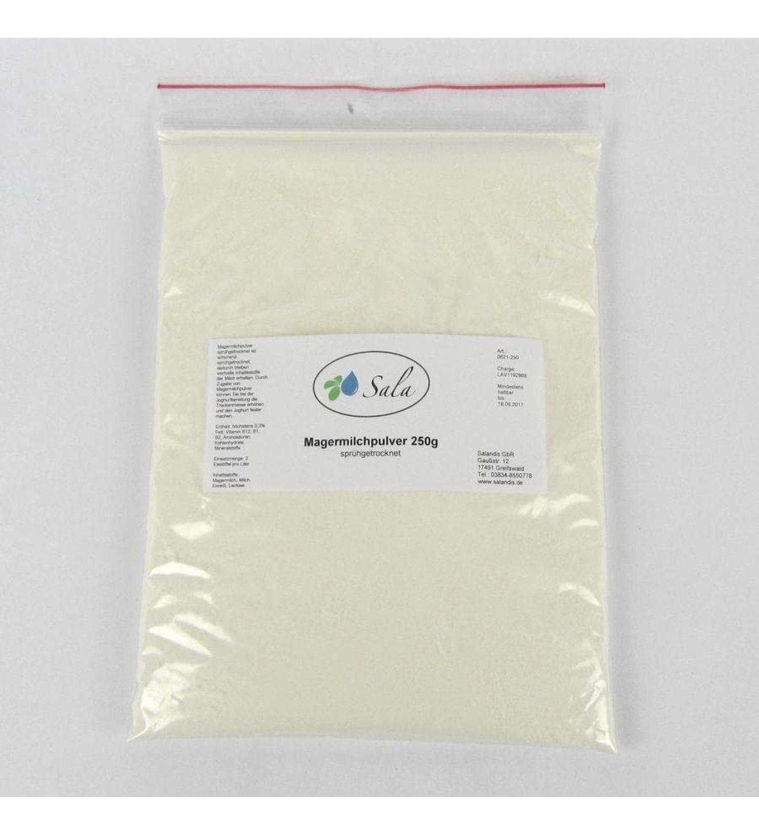 Sala skimmed milk powder LOW HEAT spray dried conv. (250 g bag)