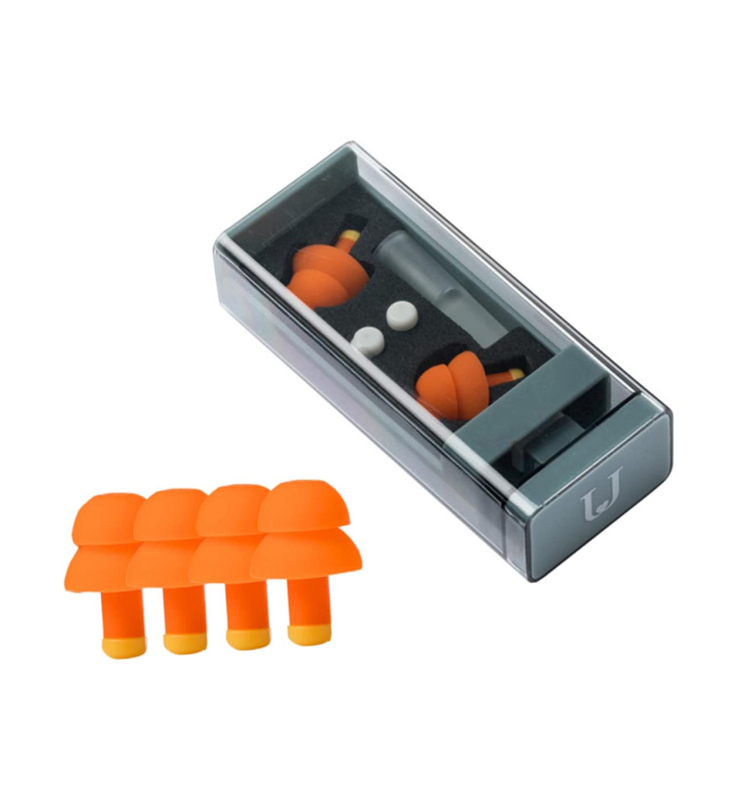 Buy Sound-Isolating Noise-Canceling Earplugs - Best for Sleep & Focus | Portable Stylish Earplugs - 1 Set (Pack of 1 - Buy Online on GoSupps.com