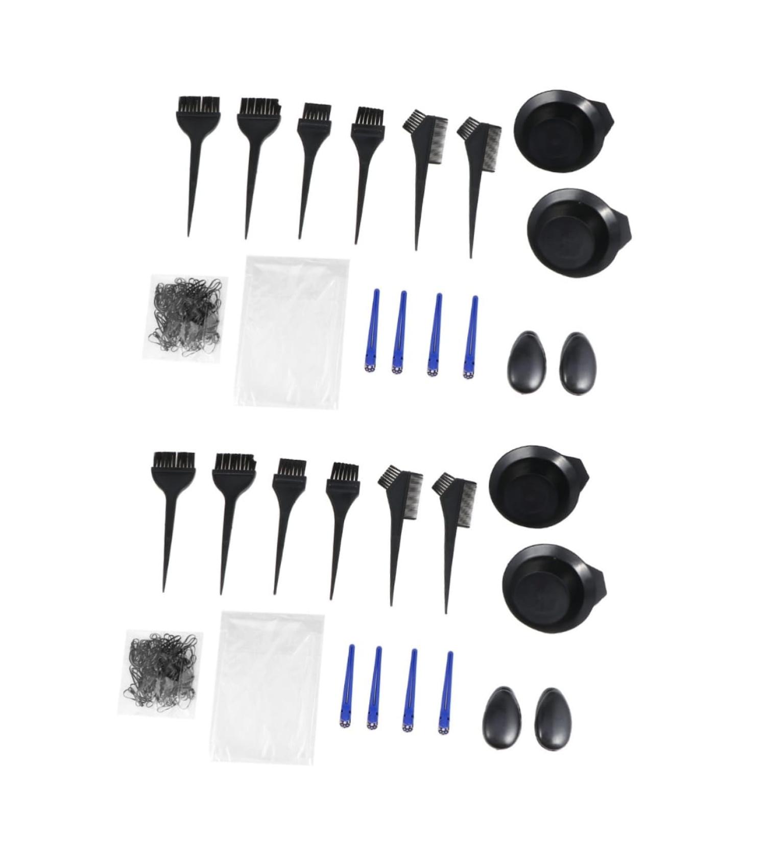 FRCOLOR Professional Hair Coloring Brush Kits - 2 Sets | Assorted Color Hair Dye Tools for Salon & Home Use - Buy Online on GoSupps.com