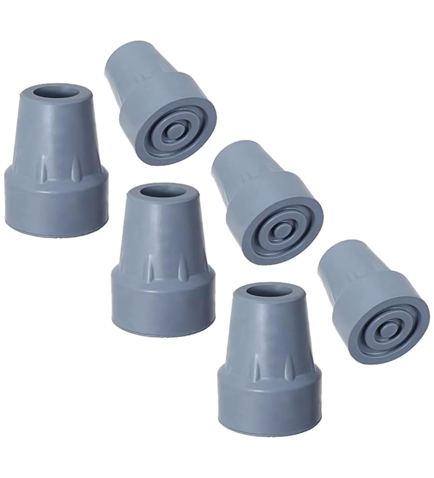 Jbnmvc 3/4Inch Heavy Duty Non-Slip Rubber Cane Tips Crutch Tips Replacement Cane Foot Caps Crutch Pads 6 PCS - Buy Online on GoSupps.com