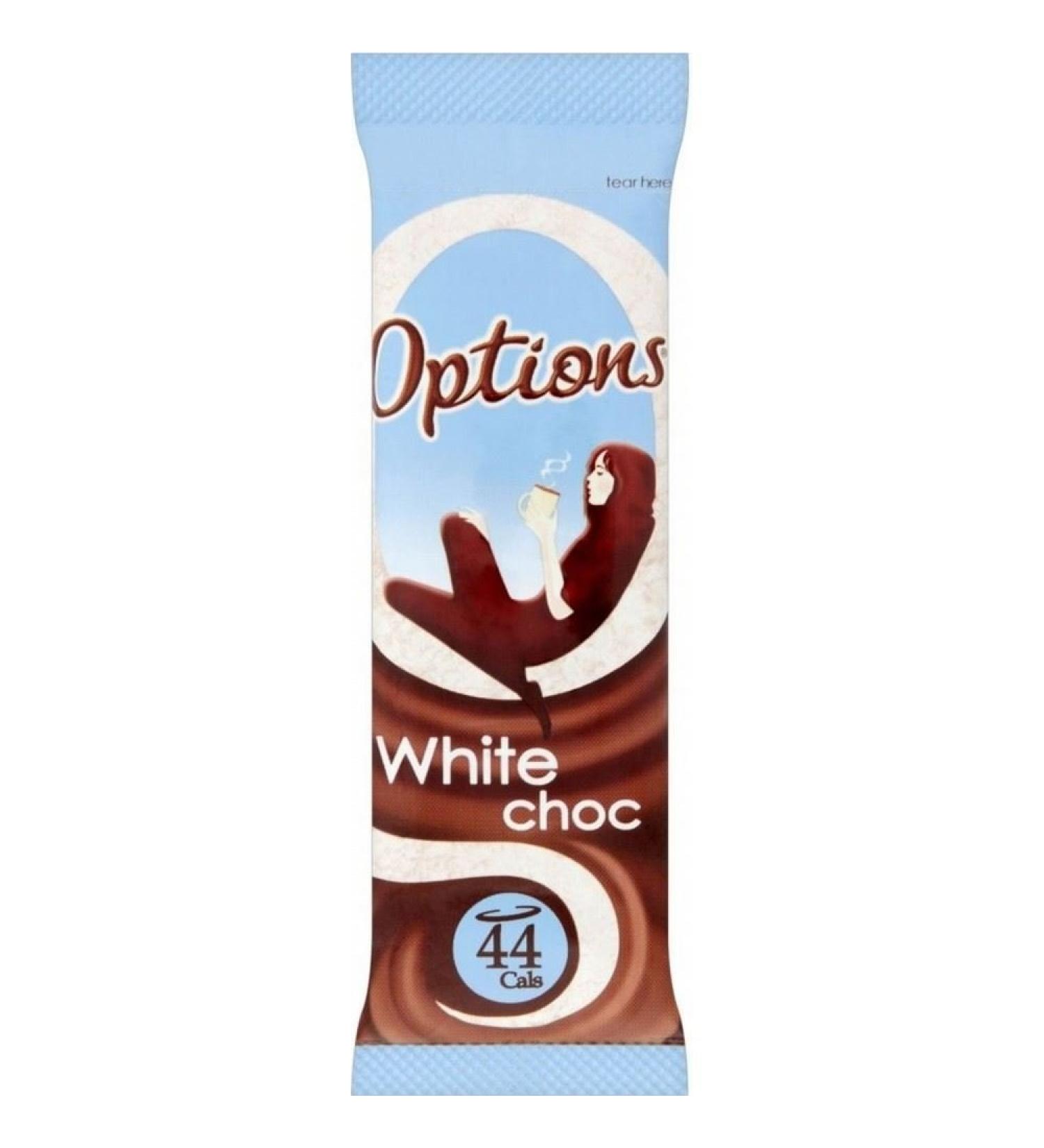 Options Wicked White Choc Instant Hot Chocolate Drink (11g) by Groceries