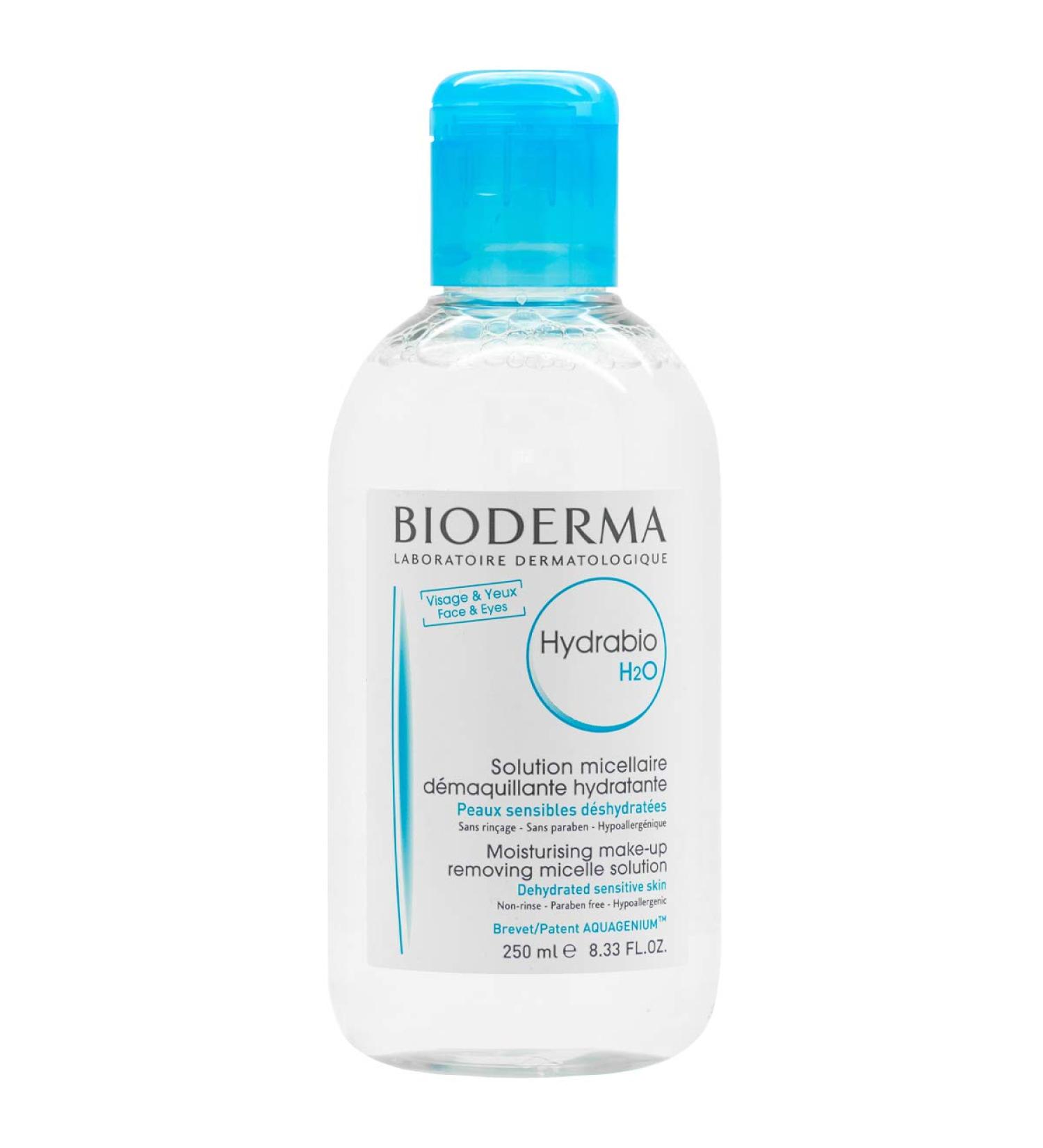 Bioderma Hydrabio H2O Cleansing Micelle Solution 250ml - Buy Online on GoSupps.com