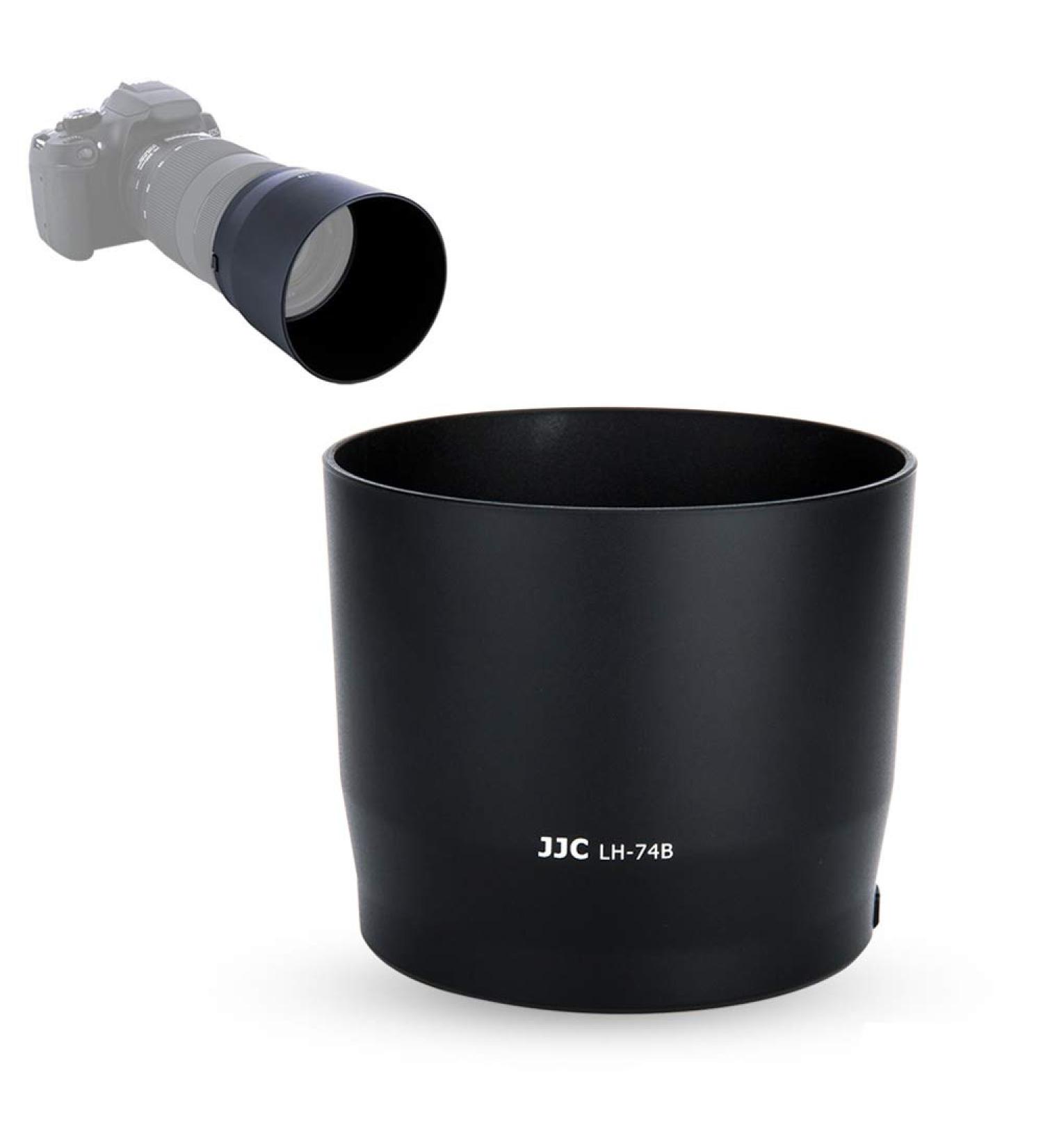 JJC ET-74B Bayonet Lens Hood for Canon RF 100-400mm & EF 70-300mm Lenses, Replaces Canon ET-74B OEM Hood - Buy Online on GoSupps.com
