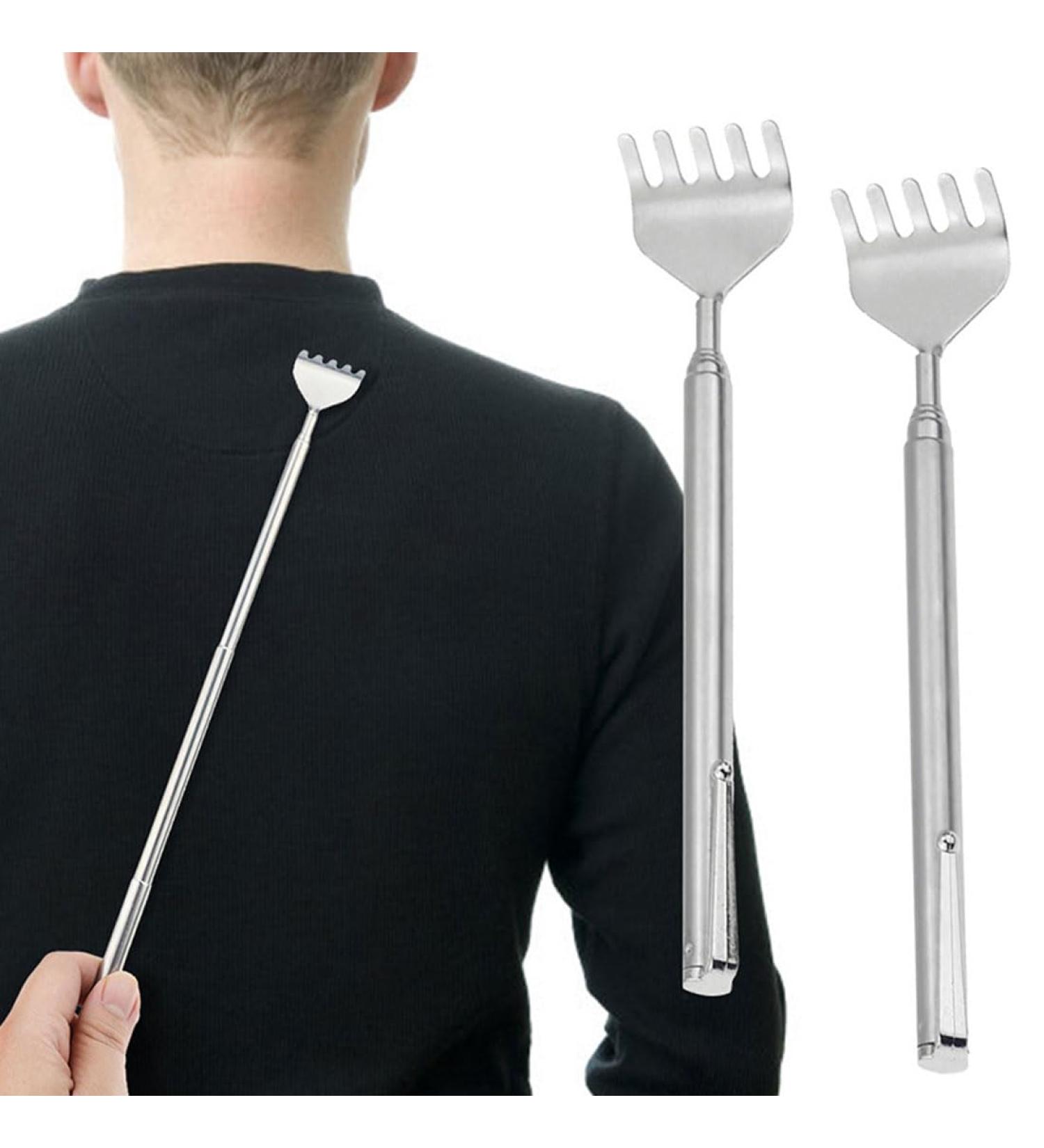FDCGA 3-Pack Stainless Steel Telescopic Back Scratchers - Extendable Up to 50cm for Ultimate Relief - Buy Online on GoSupps.com