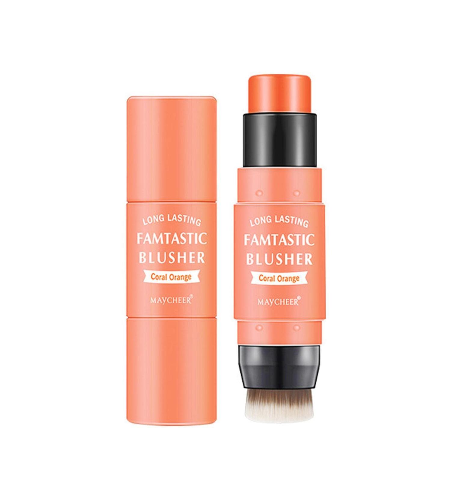 Cream Blush Stick | Waterproof Blush Makeup with Cheek Blush Lipstick Eyeshadow Makeup Stick Makeup Cosmetics for Girls and Women 3# - Buy Online on GoSupps.com