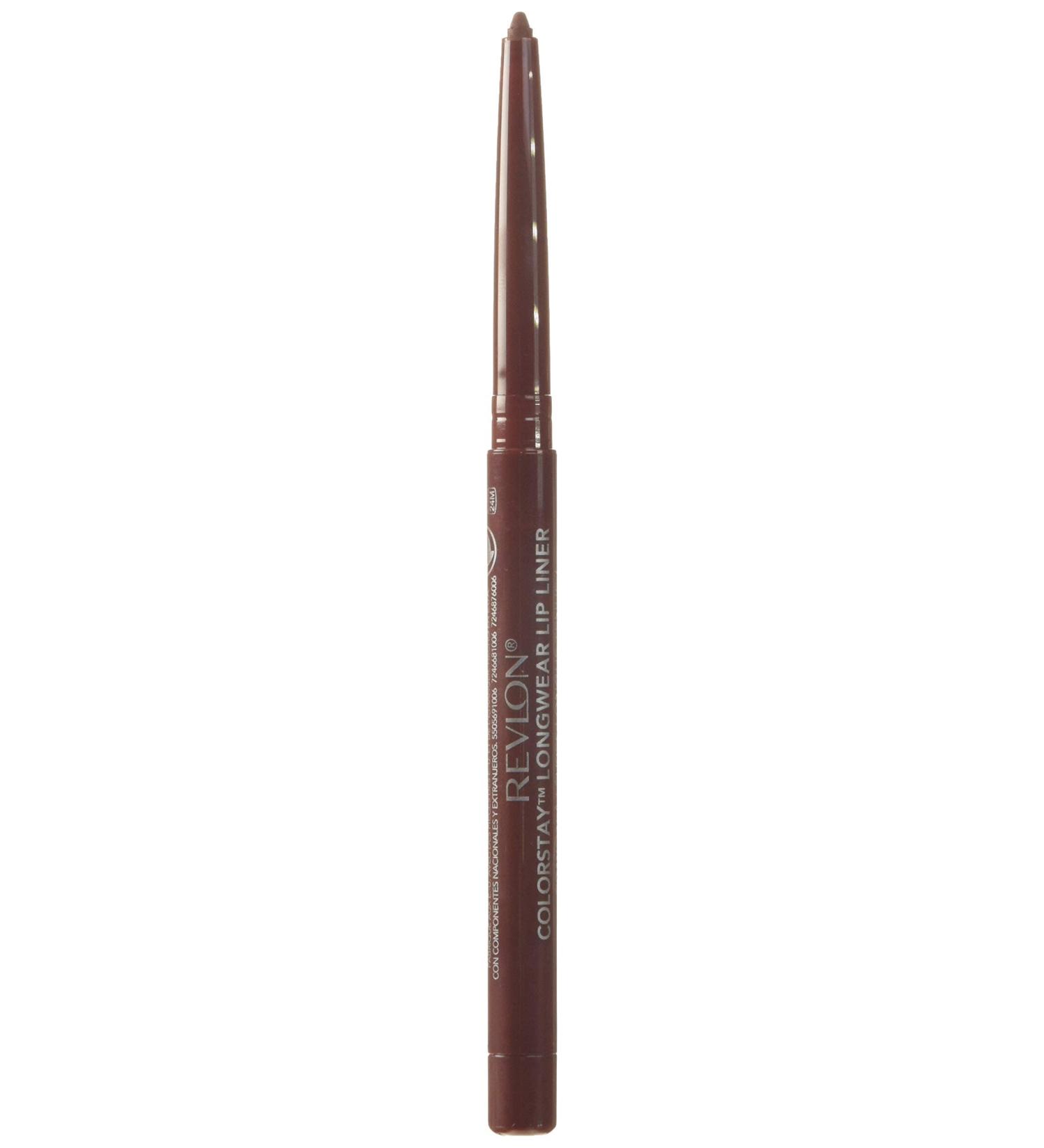 Revlon ColorStay Lipliner Chocolates 040 - 0.01 Ounce with Sharpener | Long-Lasting Lip Pencil for Defined Lips - Buy Online on GoSupps.com