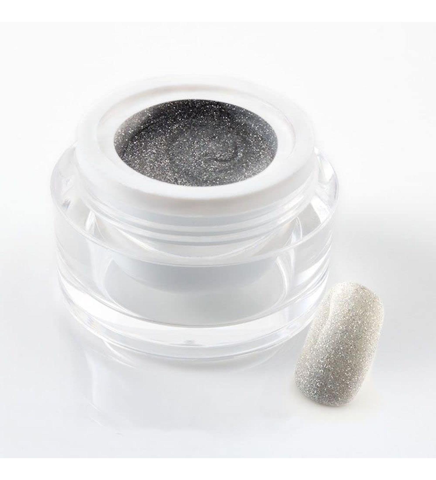 5 ml exclusive UV color gel/colour gel/glitter gel - in Glimmer Grey
