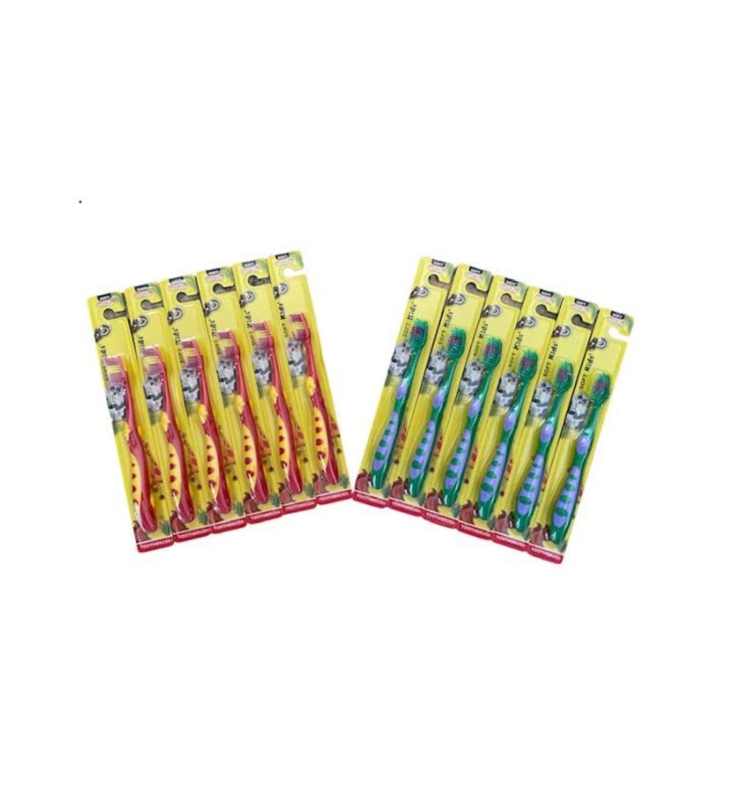 Ora-Zen Kids Soft Bristles Toothbrushes - 12-Count Pack - Buy Online on GoSupps.com