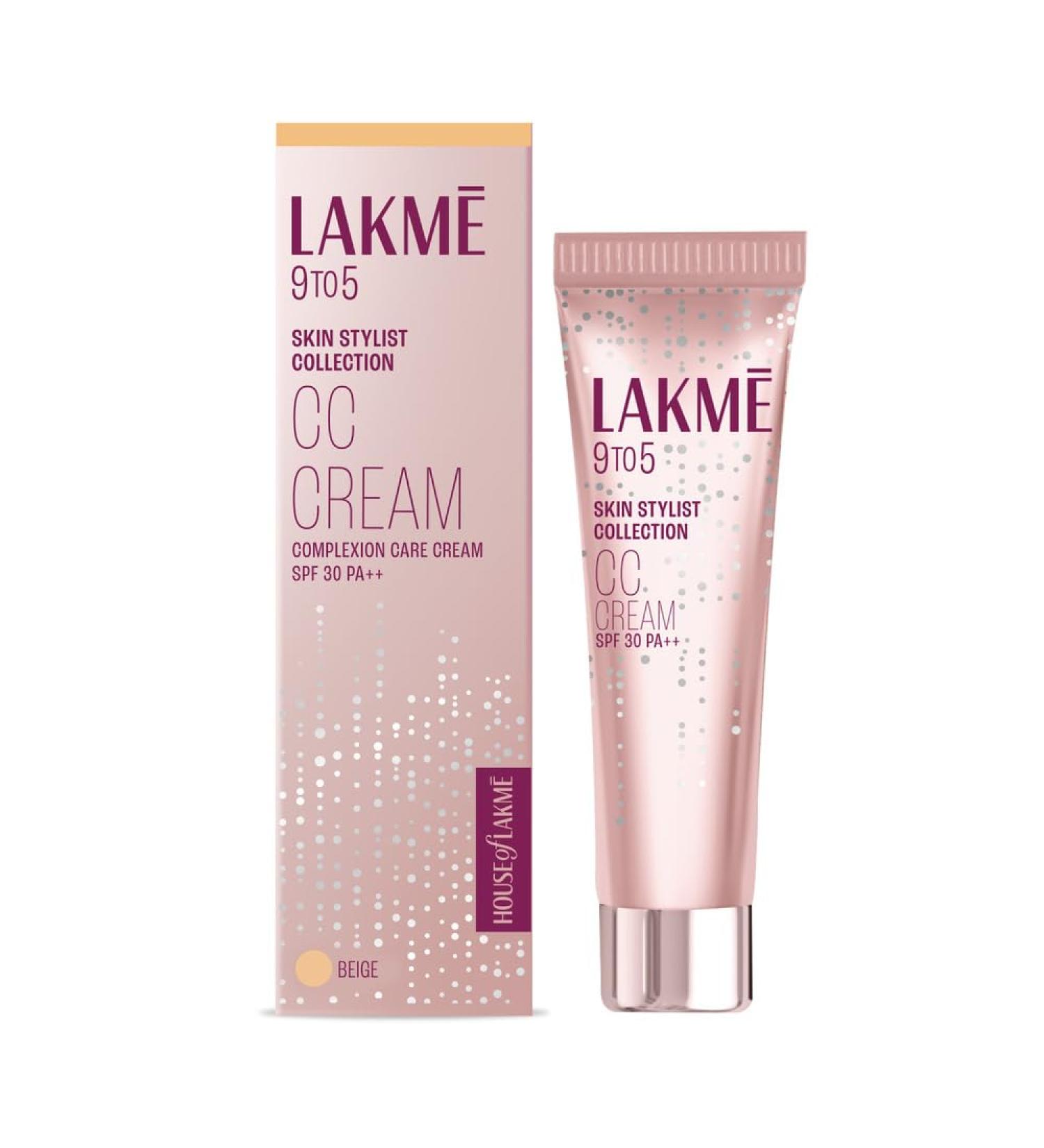 Lakme 9 to 5 Complexion Care Face Cream Beige 30 g - Buy Online on GoSupps.com