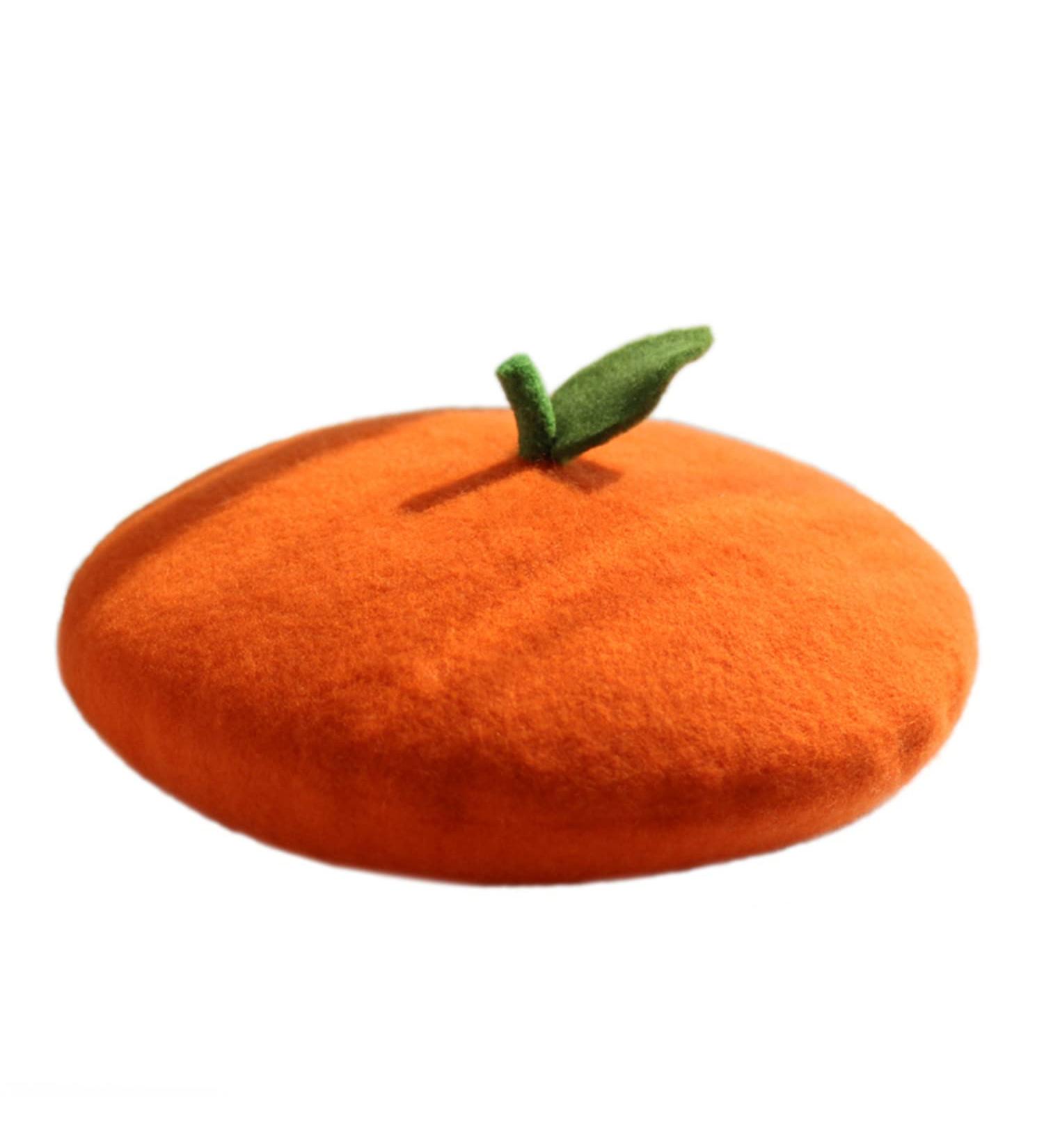 Kawaii Deer Ear Beret Hat - Cute Funny Christmas Fruits Cap for Women and Girls - Buy Online on GoSupps.com