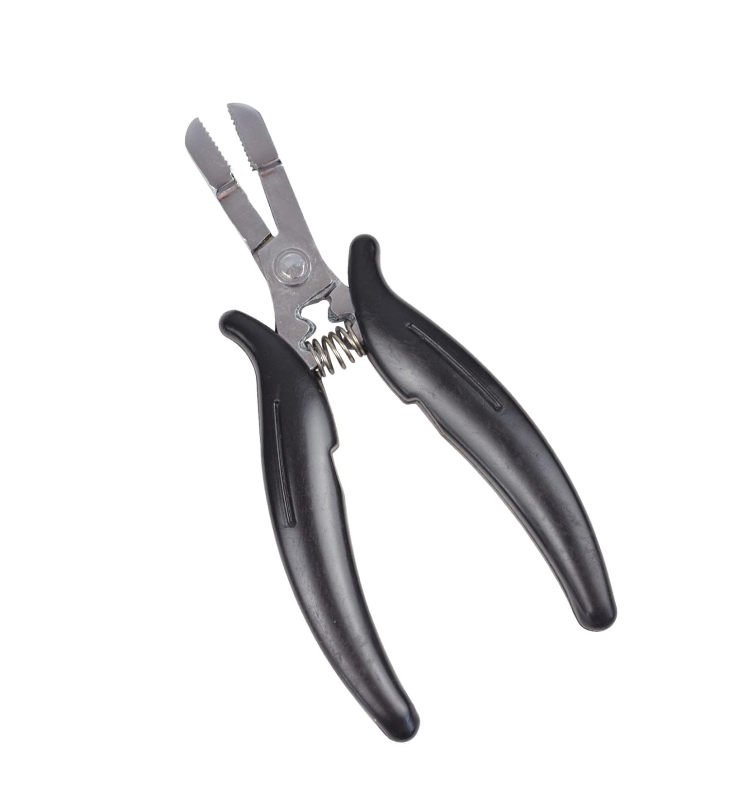 Hair Extension Pliers for Removing Micro Rings and Fusion Glue Bond Remove (Black Thread Shape) - Buy Online on GoSupps.com