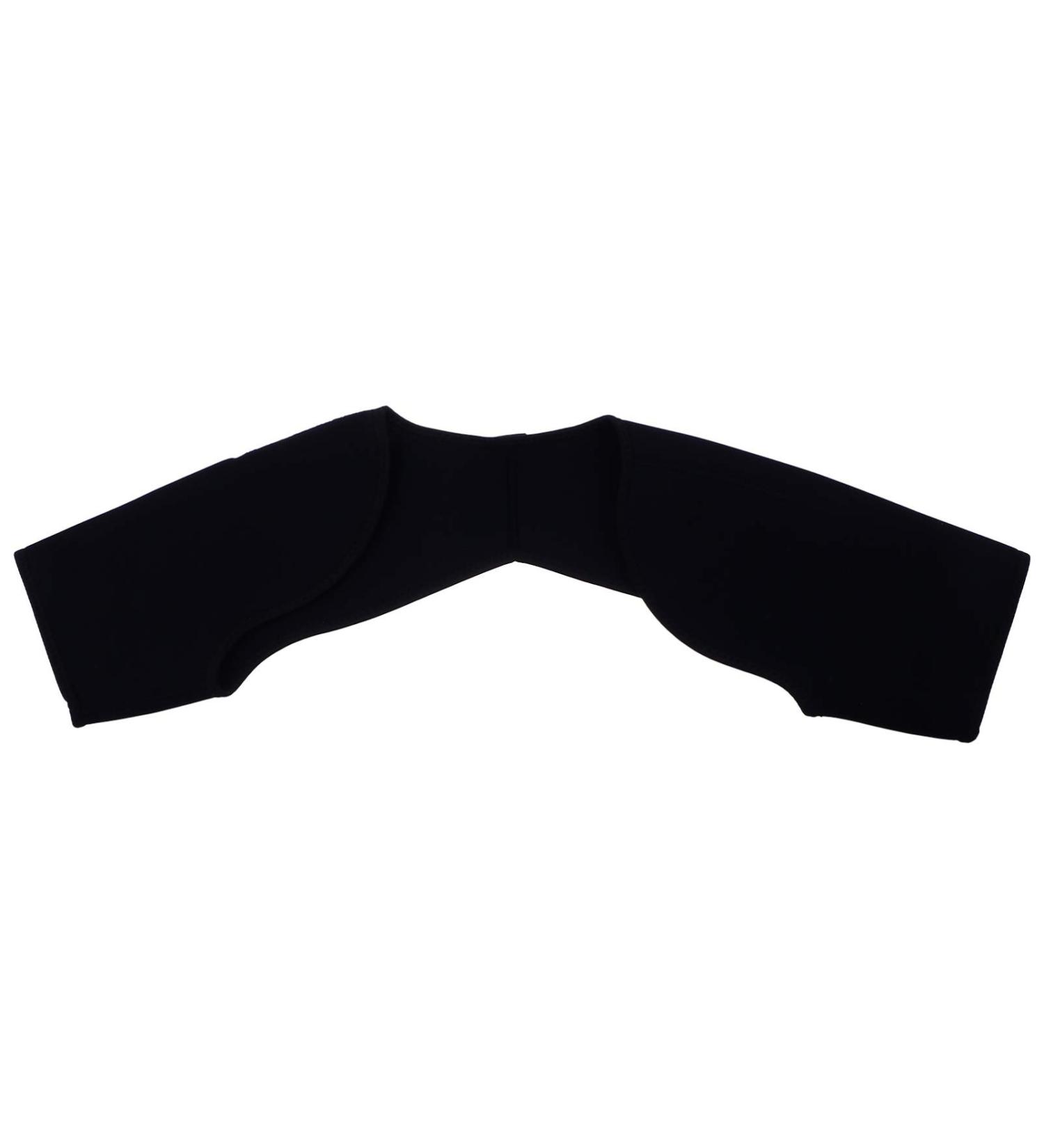 Milisten Double Shoulder Support Brace | Warm Compression Sleeve for Rotator Cuff Relief - International Shipping Available - Buy Online on GoSupps.com