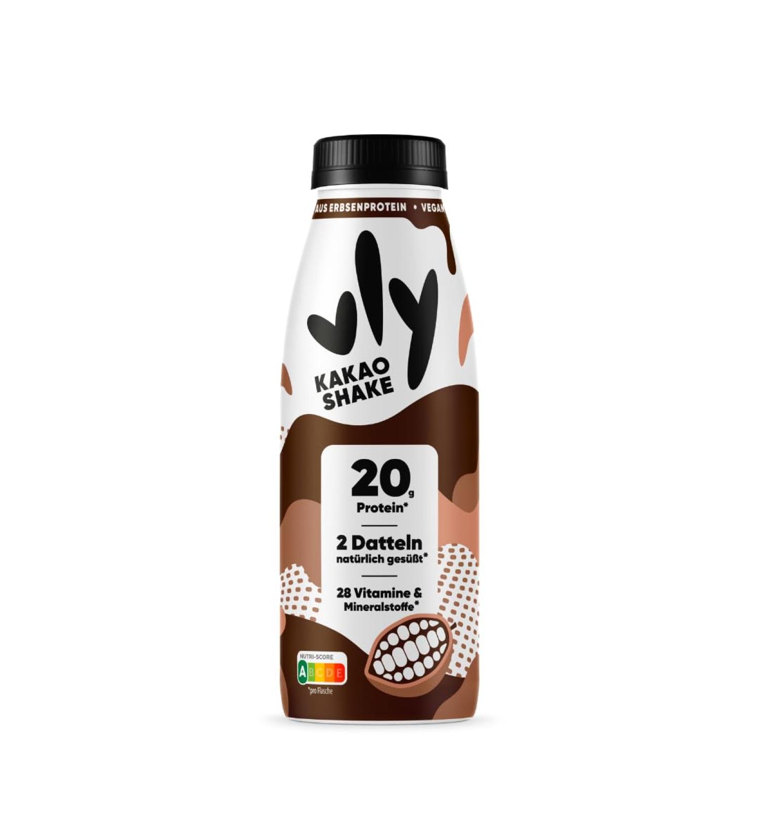 Vly Kocao 400ml - Vegan Chocolate Protein Drink | 20g Protein No Sugar Low-Calorie | 8 Pack Pea Protein Cocoa Alternative - Buy Online on GoSupps.com