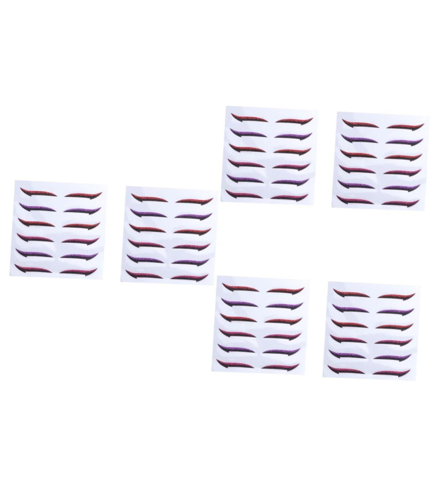 TOVINANNA 36 Pairs Glitter Eyeliner Cosmetic Woman Line Stickers - Buy Online on GoSupps.com
