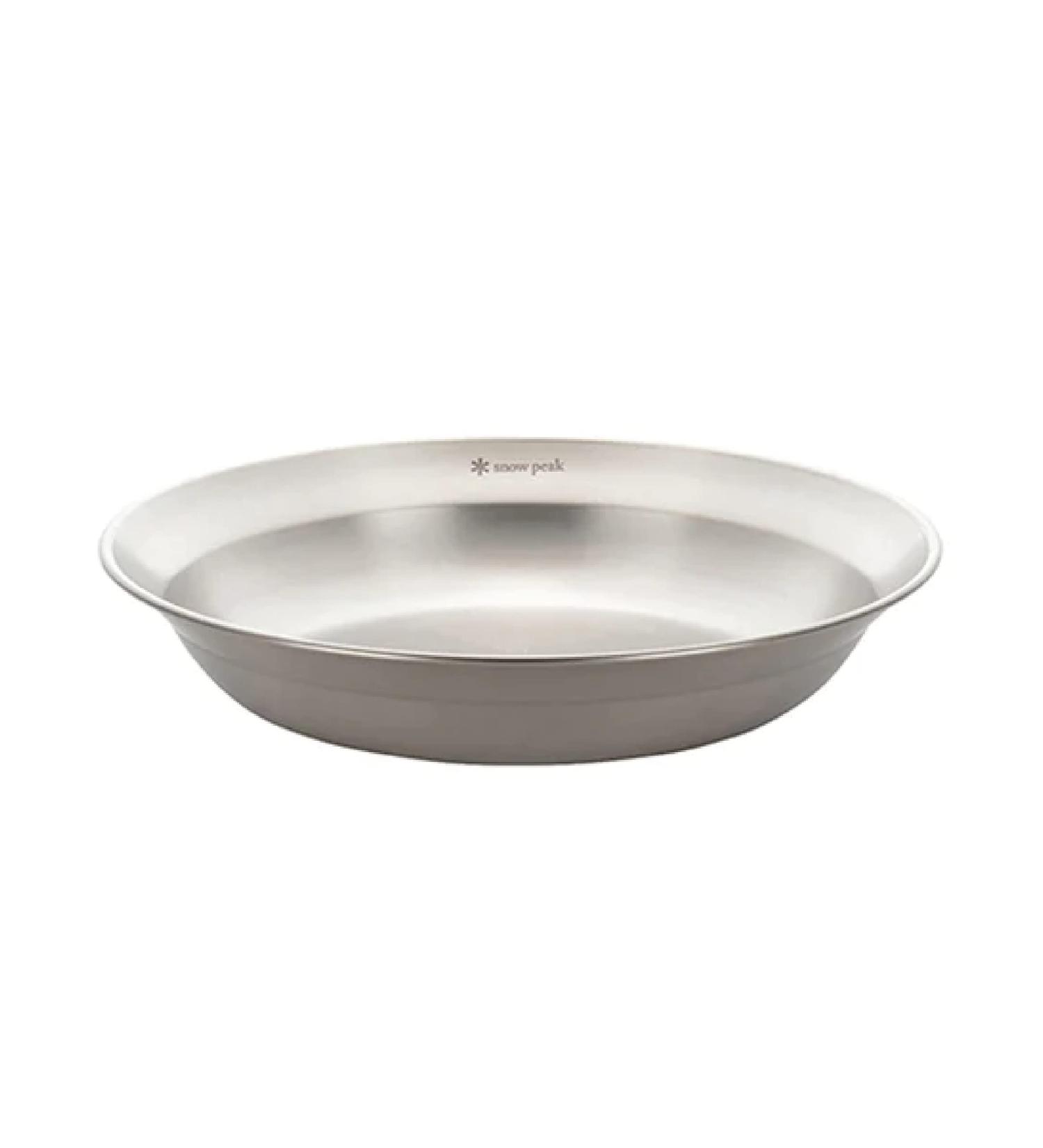 Snow Peak Tableware Dish - Lightweight, Rust Resistant, Durable Bowl - 8.25 x 8.25 x 1.5 in - Buy Online on GoSupps.com