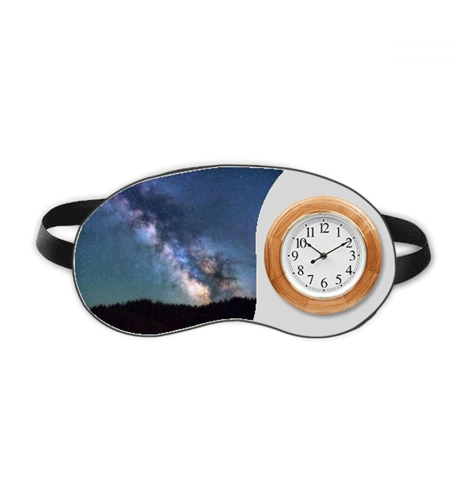 Blue Dark Stars Clouds Art Deco Fashion Sleep Eye Head Clock Travel Shade Cover - Buy Online on GoSupps.com