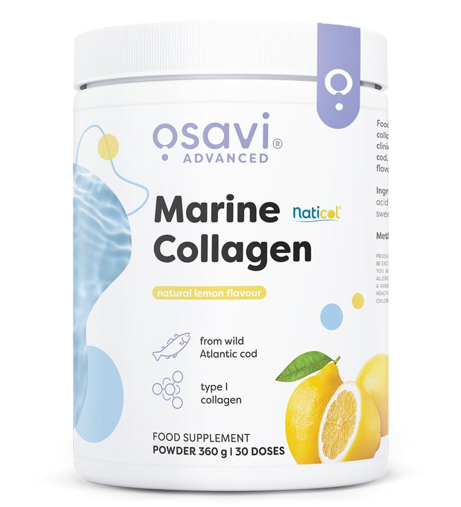 Osavi Marine Collagen Wild Cod Lemon - 360g - Buy Online on GoSupps.com