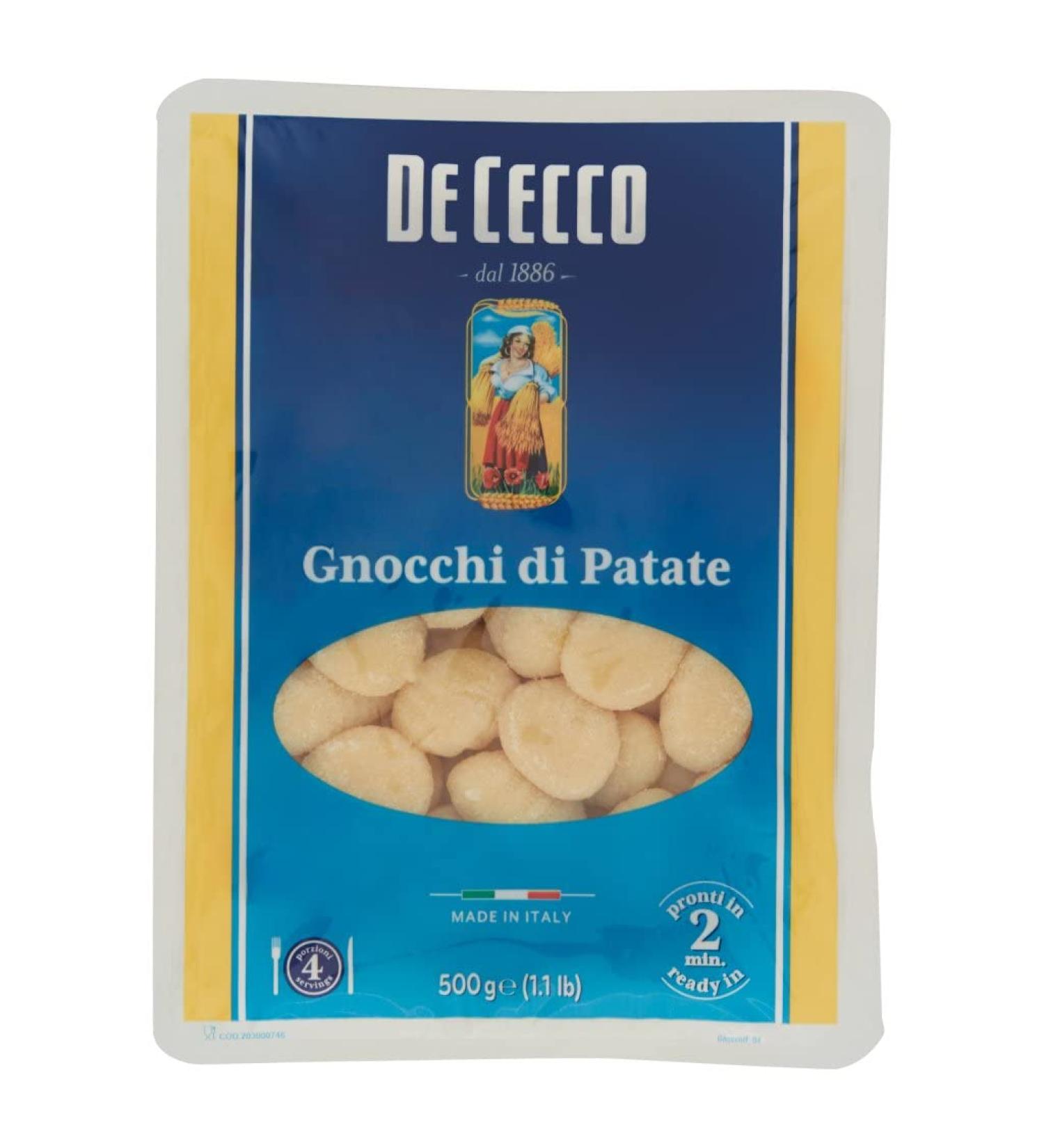  Italian Gourmet E.R. 5 x Cecco Pasta 100% Italian Potato Gnocchi 500g + Italian Gourmet 400g - Buy Online on GoSupps.com