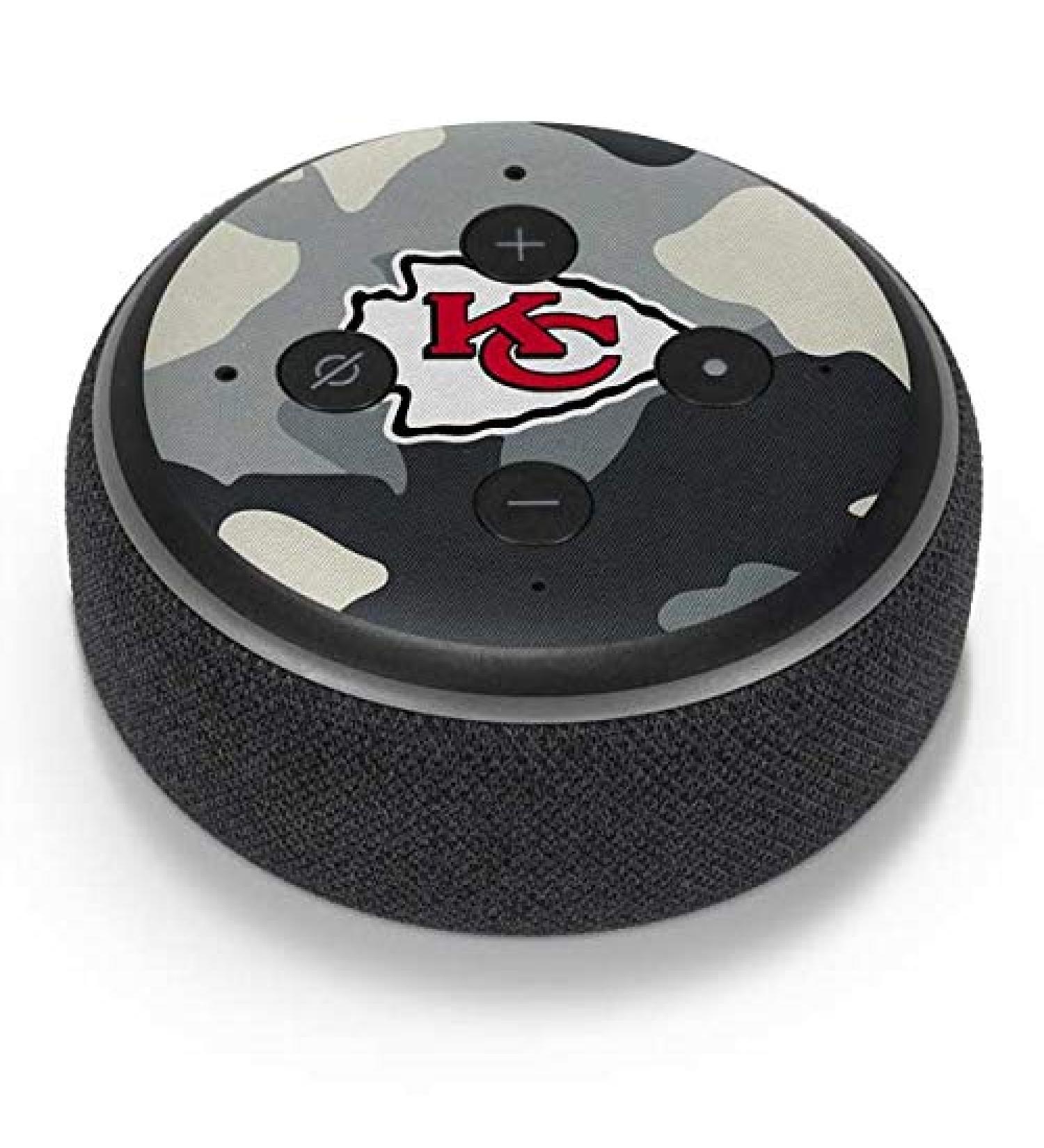 NFL Kansas City Chiefs Camo Design Echo Dot 3 Audio Skin by Skinit - Officially Licensed - Buy Online on GoSupps.com