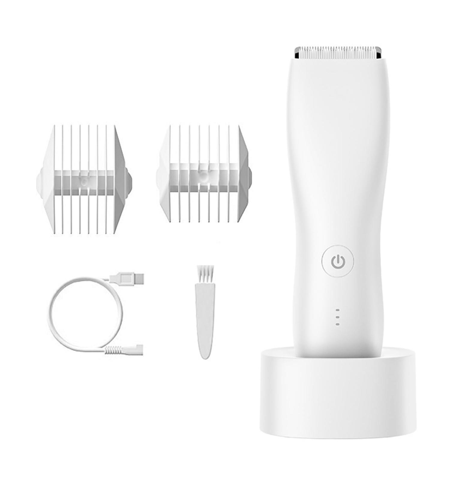 Electric Hair Removal Device Gentle Face Epilator For Men Women Rechargeable Trimmer Epilator Smooth Bikinis Trimmer White - Buy Online on GoSupps.com
