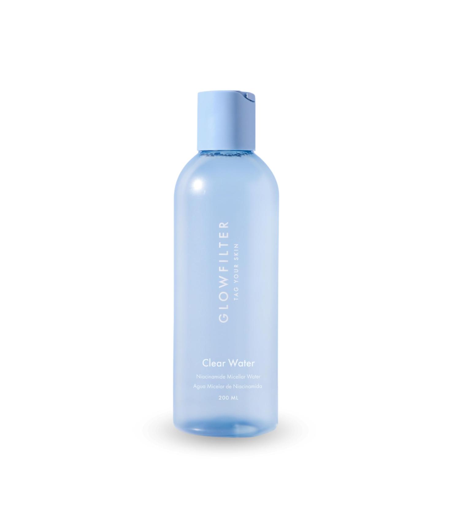 Clear Water - Niacinamide Micellar Water - 2 in 1 formula - Cleanses and Removes Make-up - 200 ml - Glowfilter by Marta Lozano - Buy Online on GoSupps.com