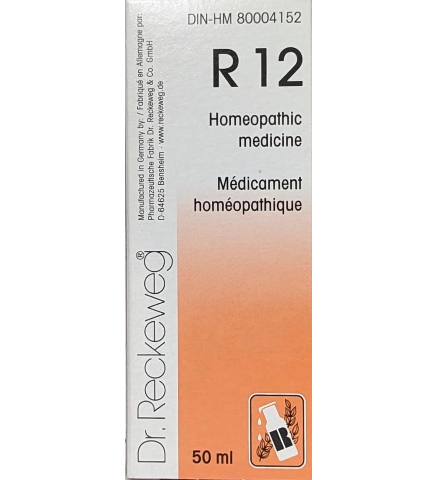 Dr. Reckeweg's R12 for Calcification (50 ml) - Buy Online on GoSupps.com