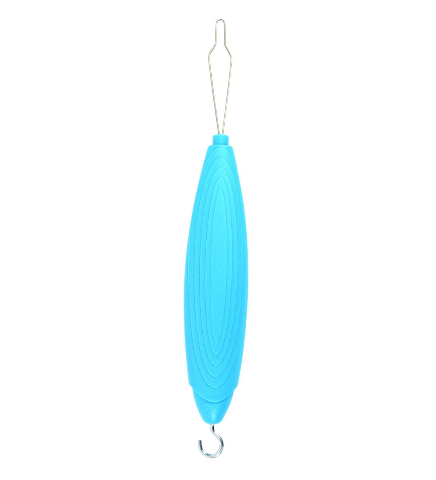Aidapt VM941C Button and Zipper Hook with Plastic Handle Blue