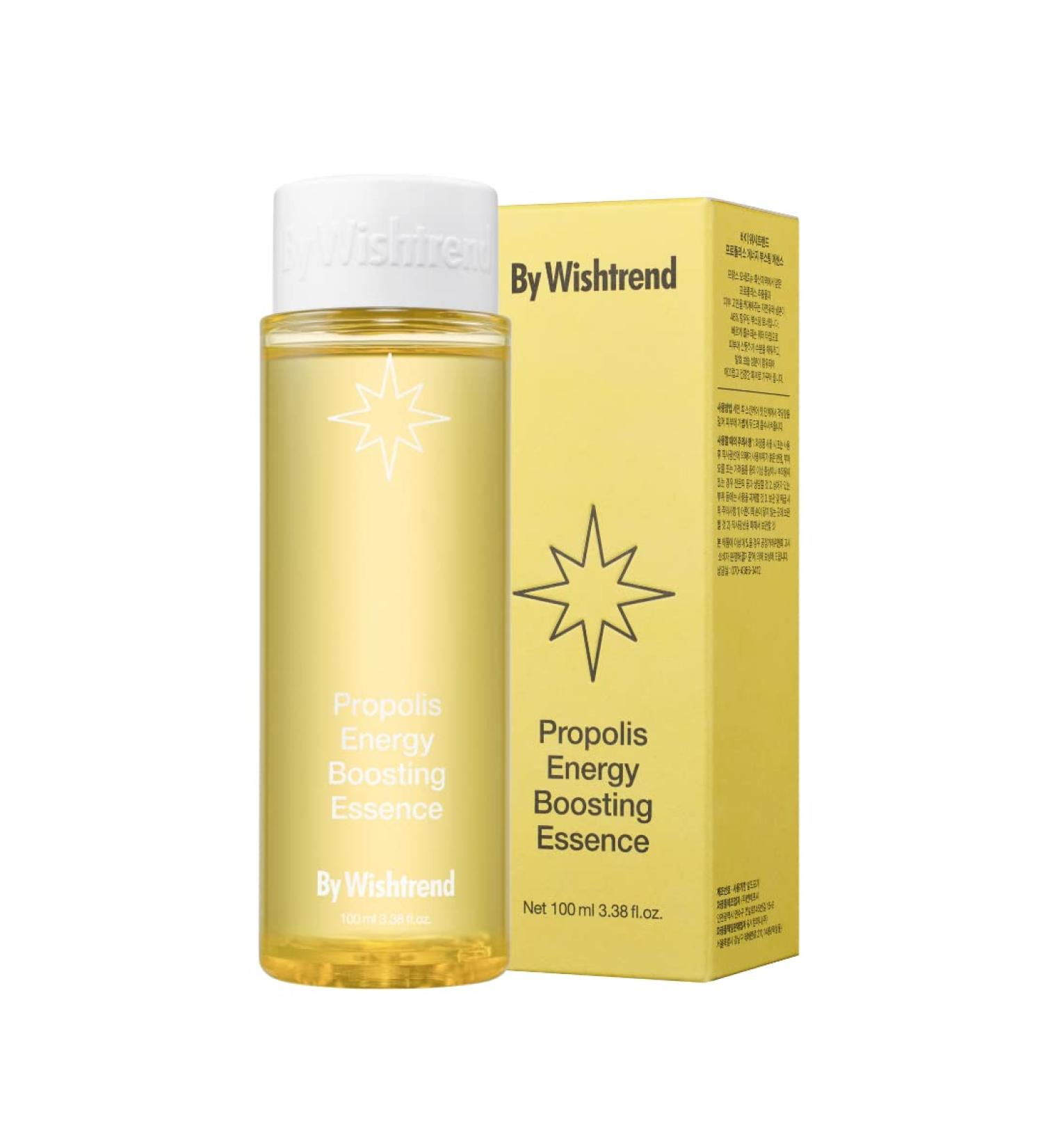 BY WISHTREND Propolis Energy Boosting Essence - Vitamin C Serum Booster | 100ml Propolis Extract Toner for First Step Skincare - Buy Online on GoSupps.com