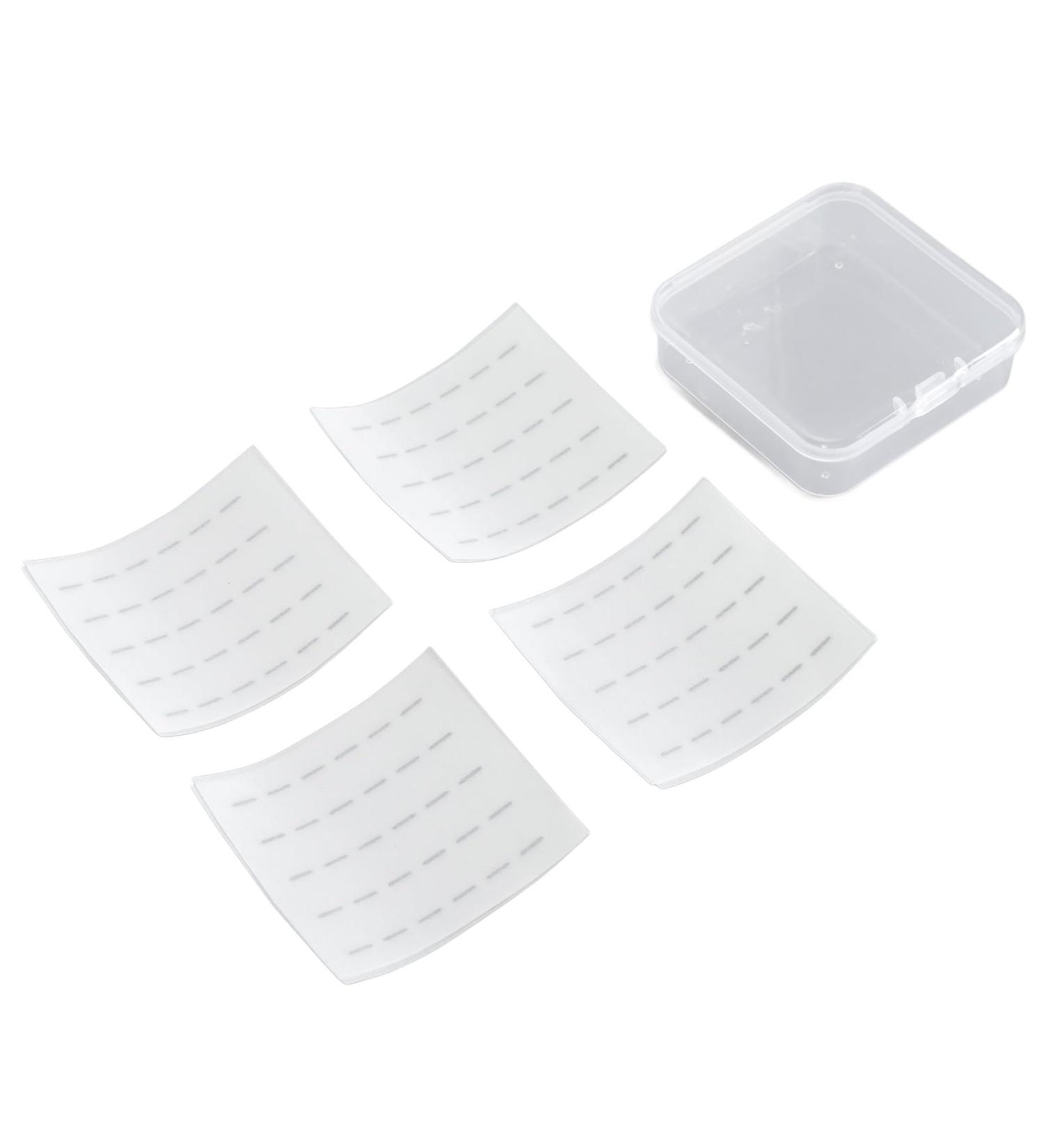 Eyelashes Adhesive Strips - Self Sticking Lashes Glue Skin Friendly Quick Stick 8 Sheets for Makeup Supplies (Black) - International Shipping Available - Buy Online on GoSupps.com