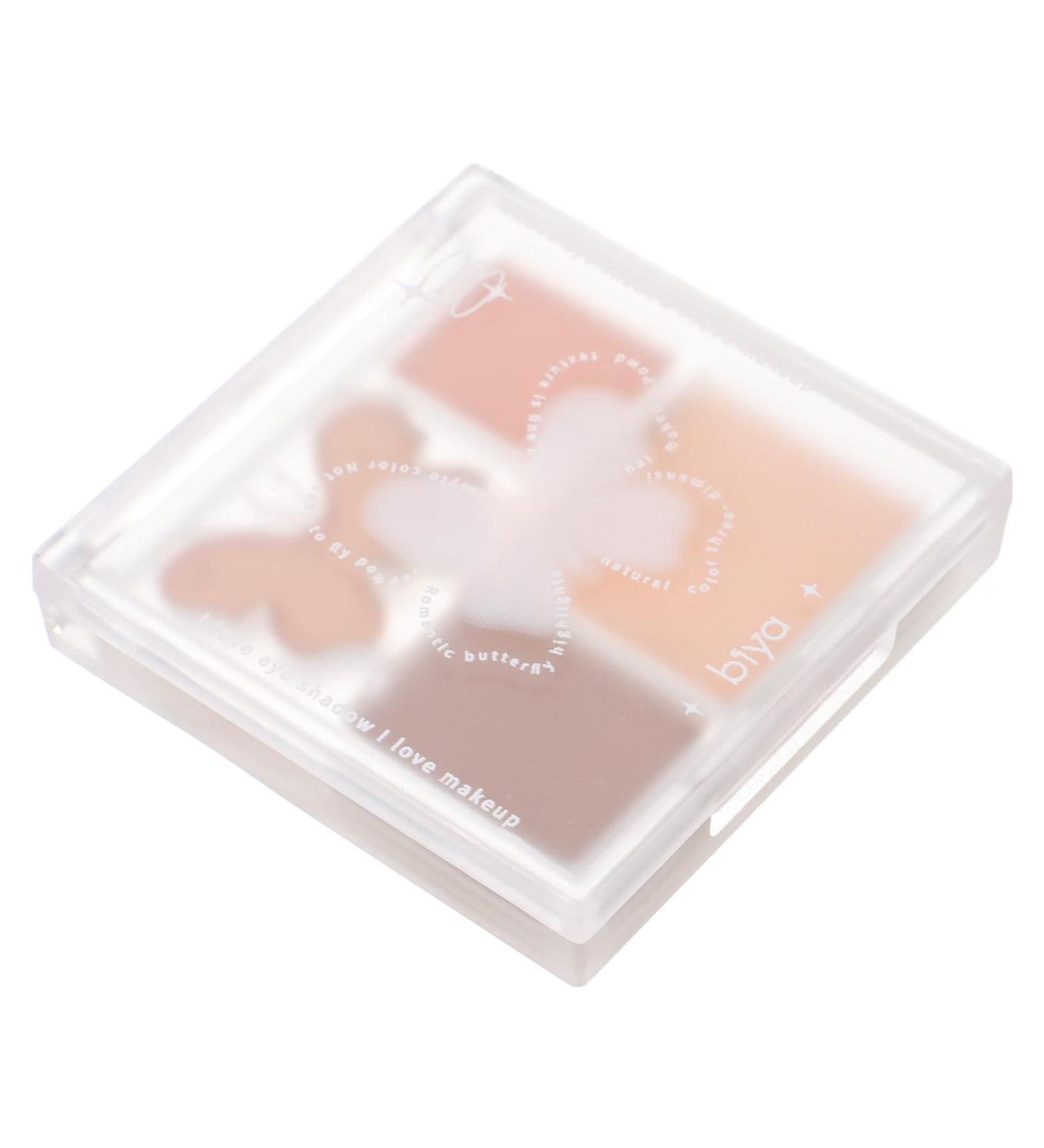 IWOWHERO Eyeshadow Glitter Eye Shadow Palette Plastic Pink Eyeshadow Case Eyeshadow Tray - Buy Online on GoSupps.com