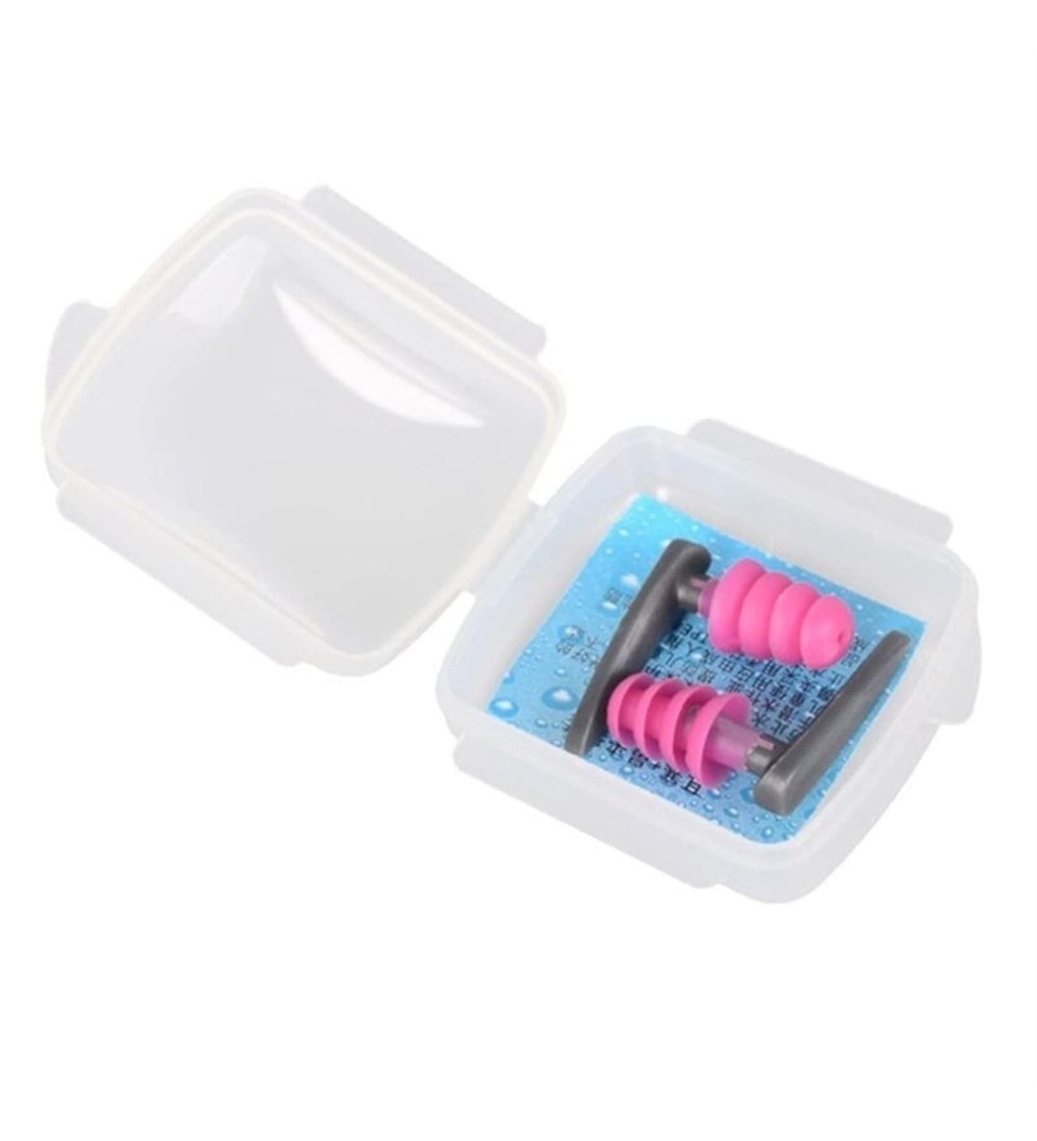 Soft Silicone Swimming Ear Plugs Cancelling Reusable Hearing Protection Earbuds Storage Case Comfortable Waterproof Noise Small (Color : Pink) - Buy Online on GoSupps.com