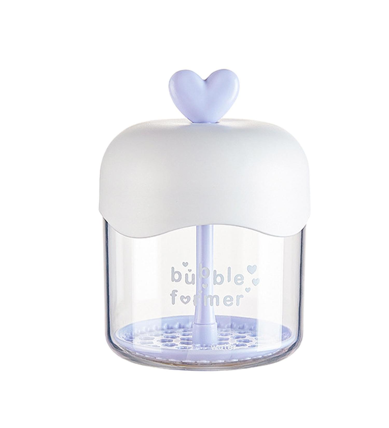 Generic Bubble Foamer Device - Face Foam Maker Rich Foam Maker Foam Maker For Body Wash Shampoo Facial Cleanser durrable Foam Cleanser And Face Wash Skincare Tools For Fine Delicate Foamv Clear Blue - Buy Online on GoSupps.com