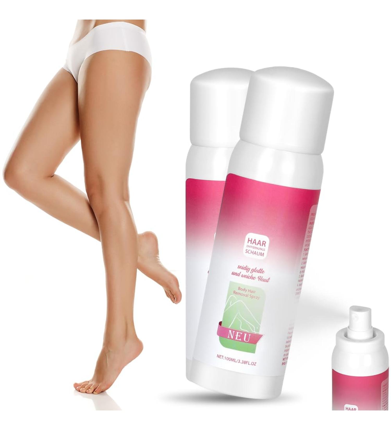 LOPHE 2Pcs Spray D pilatoire Sans Douleur - Zones Intimes Bikini Visage & Corps - Formule Hypoallerg nique Sans Irritation - Vegan Cruelty Free - pilation Lisse R sultats Express - Buy Online on GoSupps.com