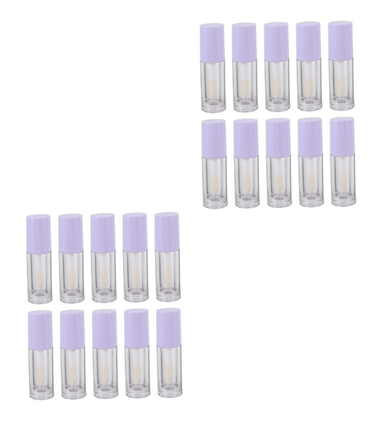 FOMIYES 20 Pcs Empty Lip Gloss Tubes | Liquid Blush & Lip Balm Bottles | Travel-Friendly Plastic Lipstick Containers - Buy Online on GoSupps.com
